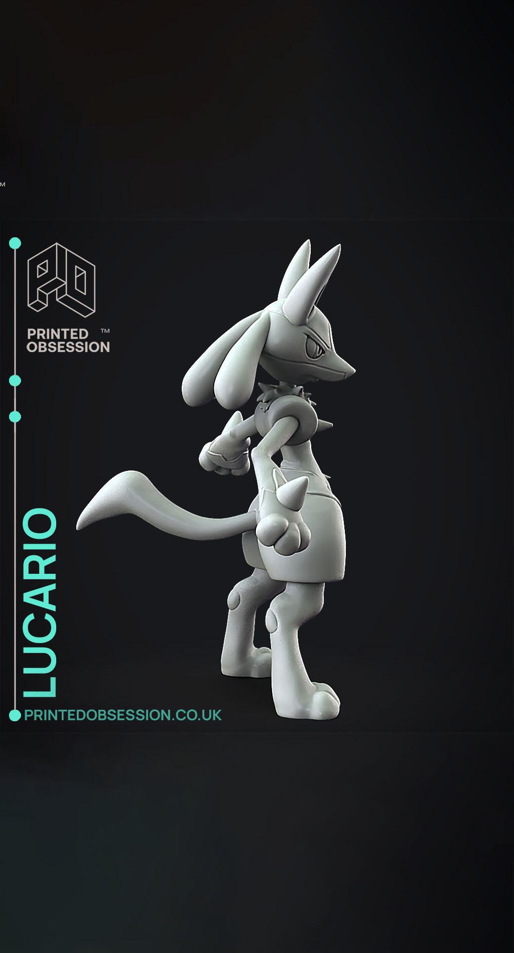 Lucario - Pokemon - Fan Art 3d model