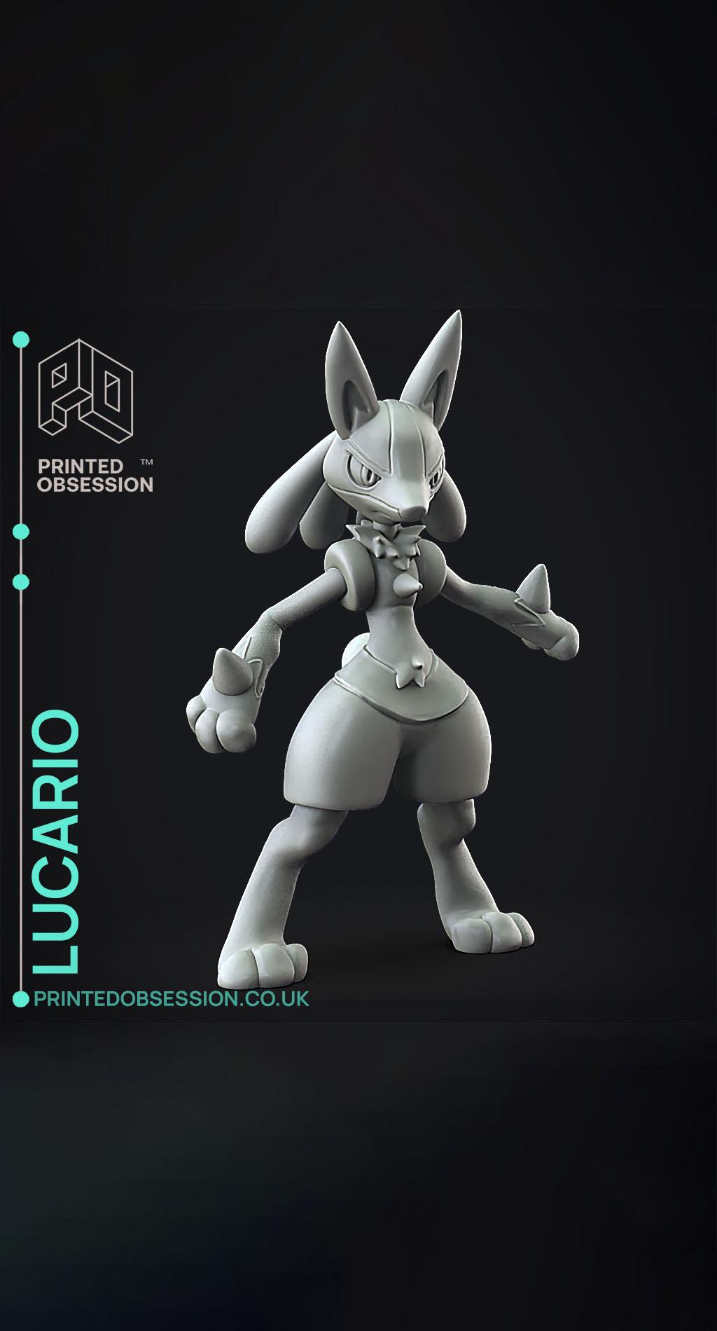 Lucario - Pokemon - Fan Art 3d model