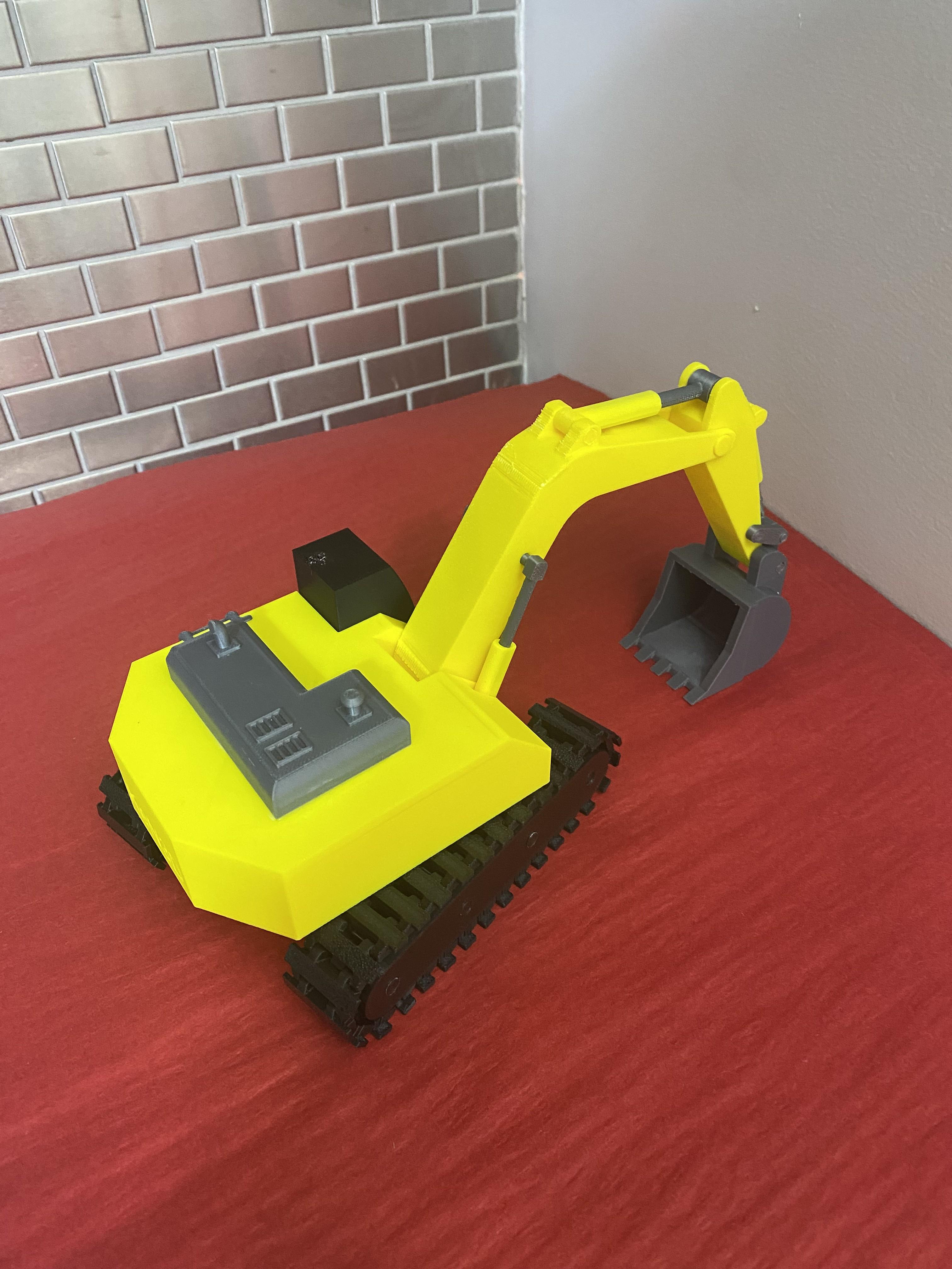 The First Ever Fully Working Excavator ** No AMS, No supports ** 3d model