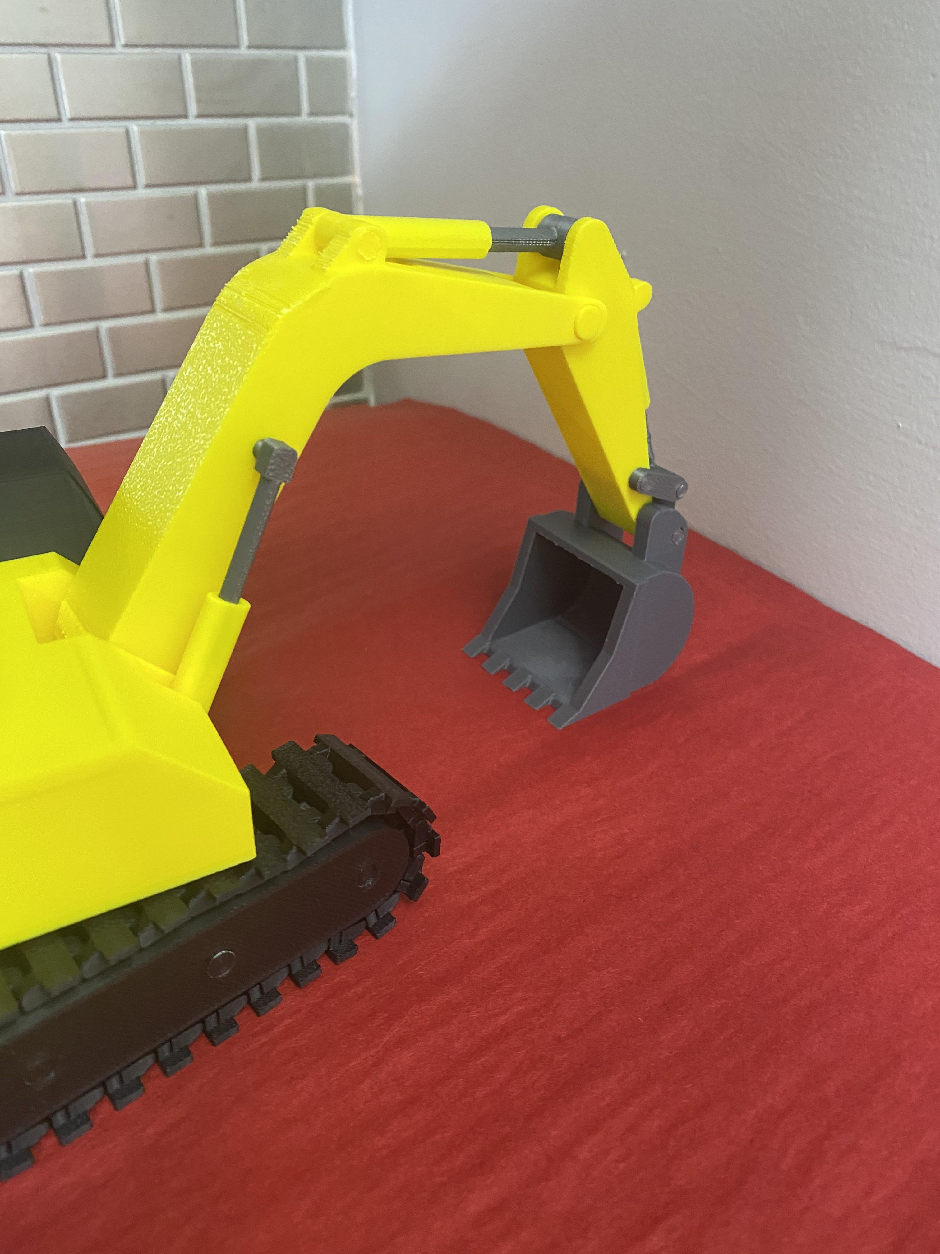 The First Ever Fully Working Excavator ** No AMS, No supports ** 3d model