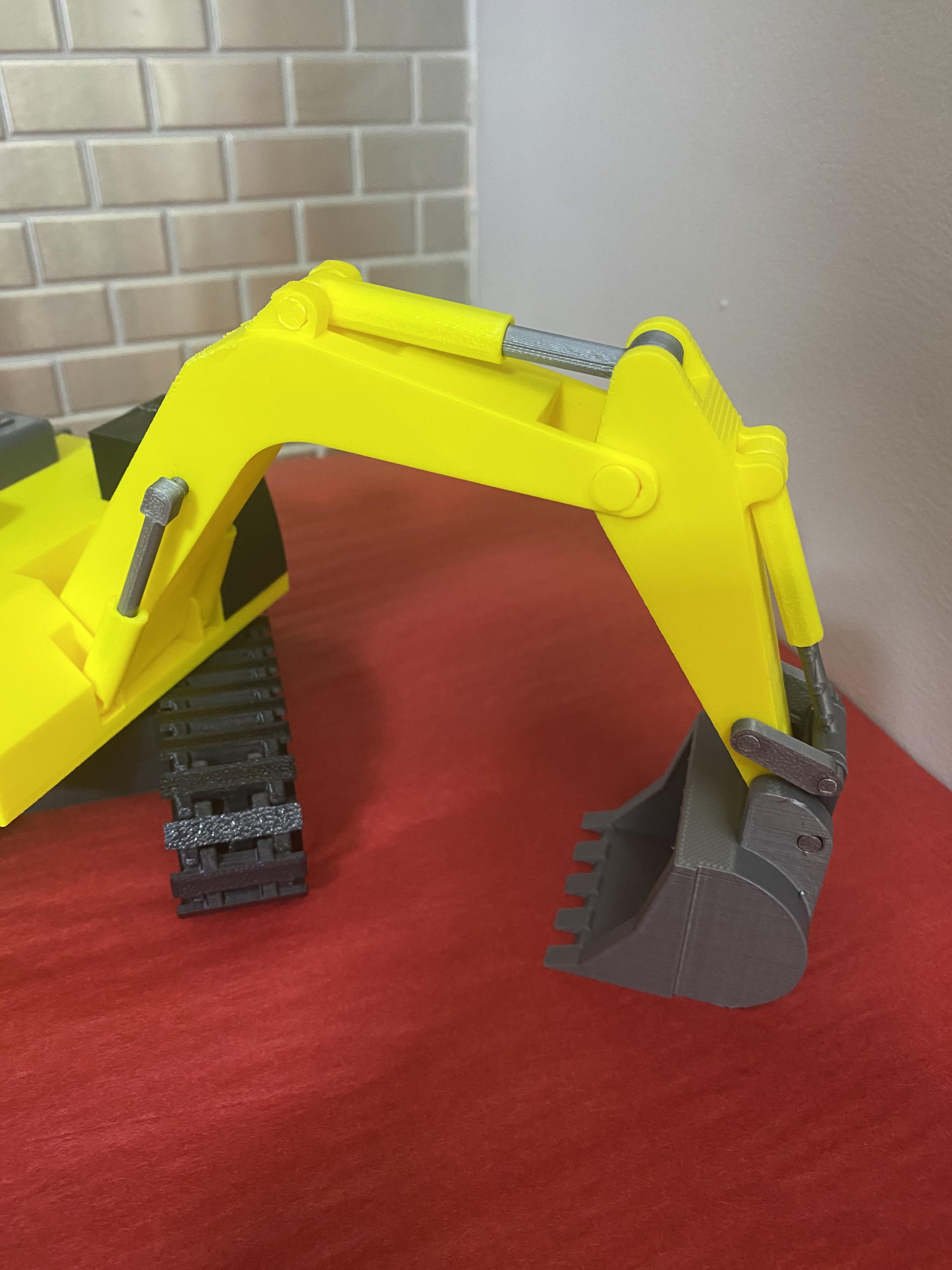 The First Ever Fully Working Excavator ** No AMS, No supports ** 3d model