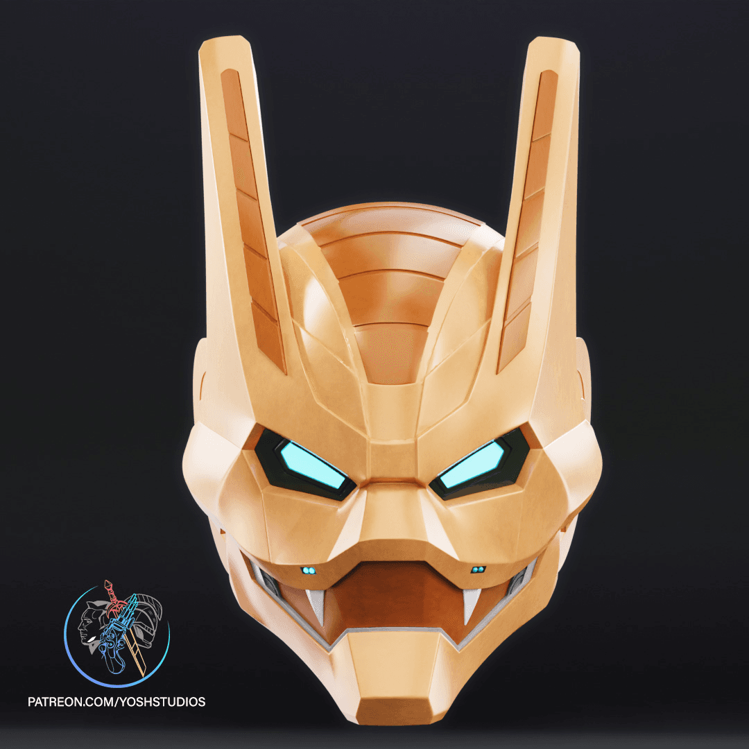 Iron Man Charizard Blazing Edge Helmet 3D Print File STL 3d model