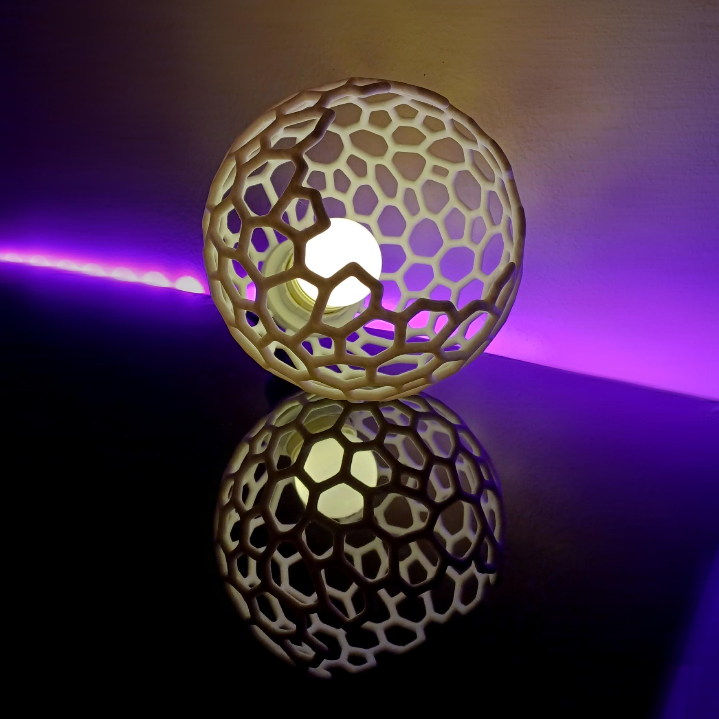 Voronoi Transformer Bulb Lamp  3d model