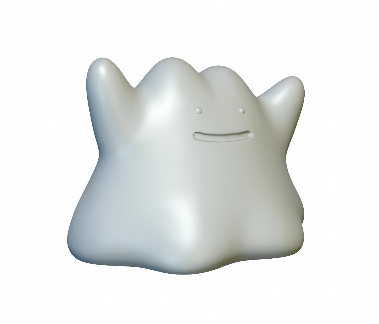 Pokemon Ditto #132 - Optimized for 3D Printing 3d model