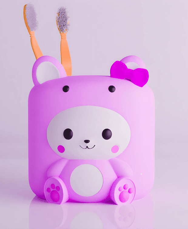 Adorable Bear Toothbrush Holder  3d model