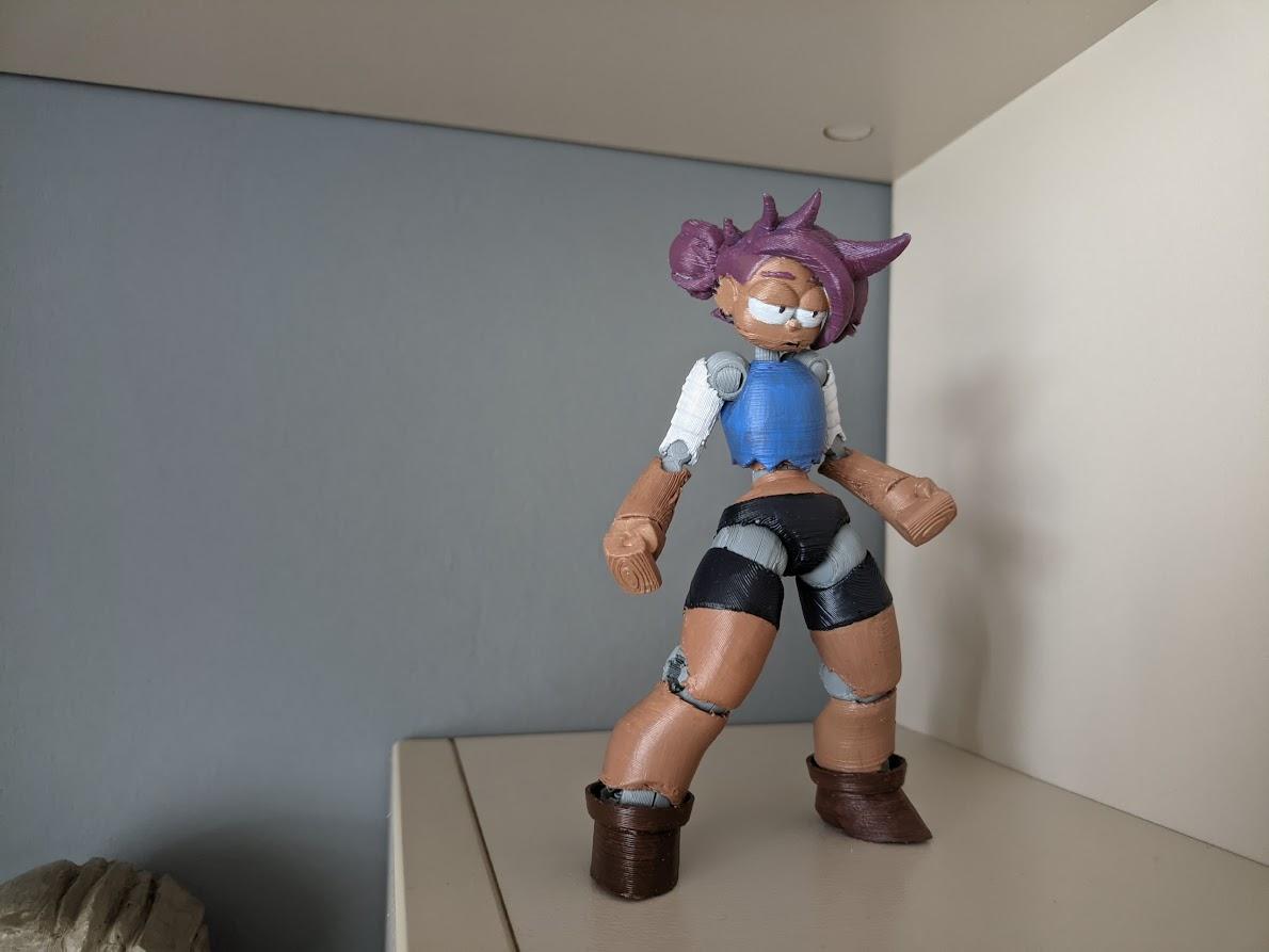 Substratum OK K.O.! Enid Posable Action Figure SUBSTR 002 3d model