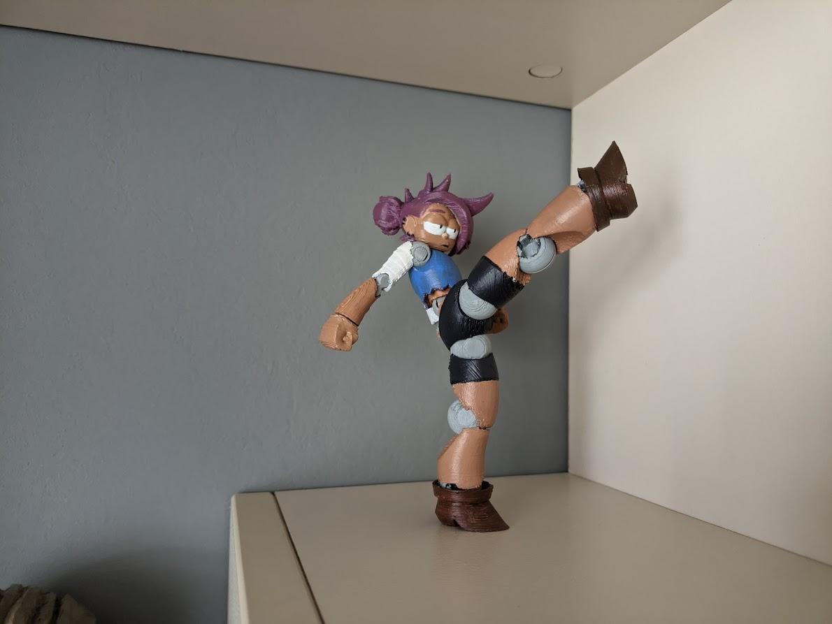 Substratum OK K.O.! Enid Posable Action Figure SUBSTR 002 3d model