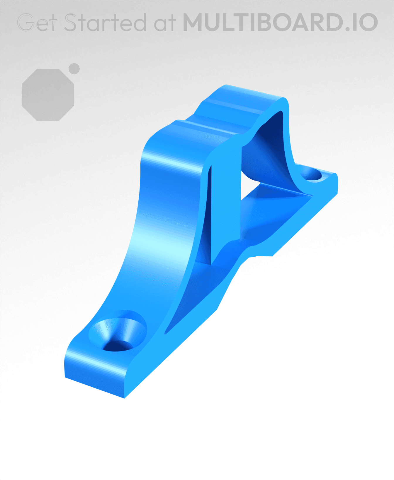 Screw In, Free-Standing Foot 3d model