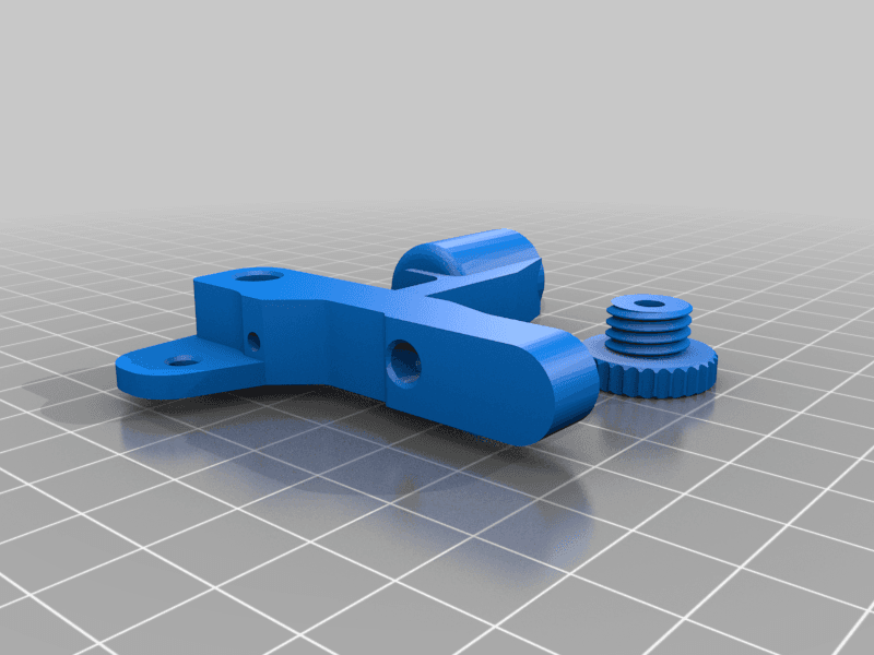 Extruder arm filament cleaner 3d model