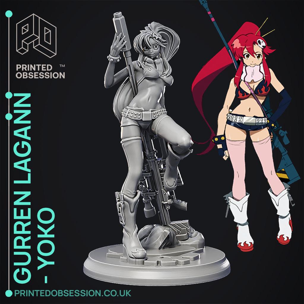 Yoko - Gurren Lagann - Fan Art 3d model