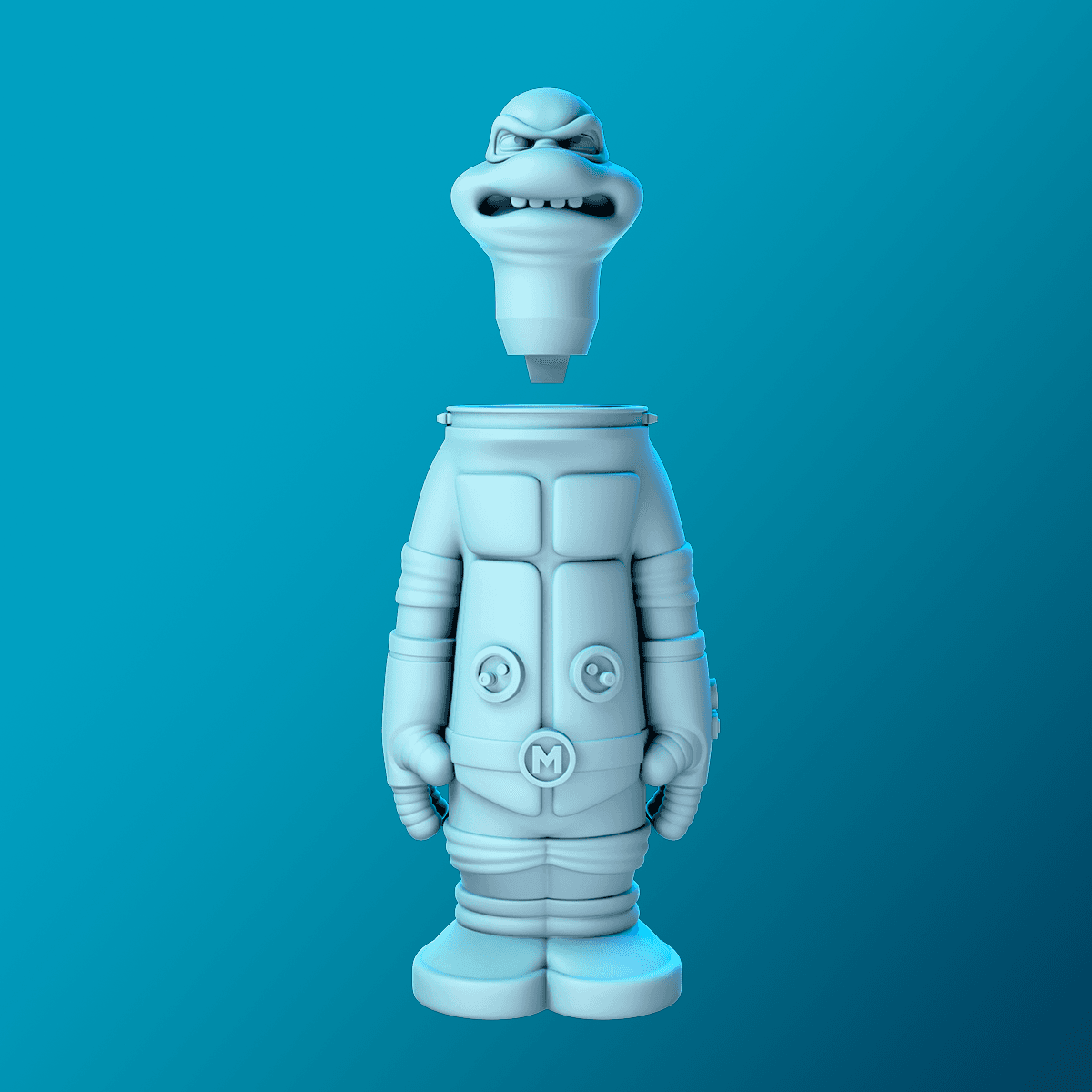 TMNT Michelangelo Astronaut 3d model