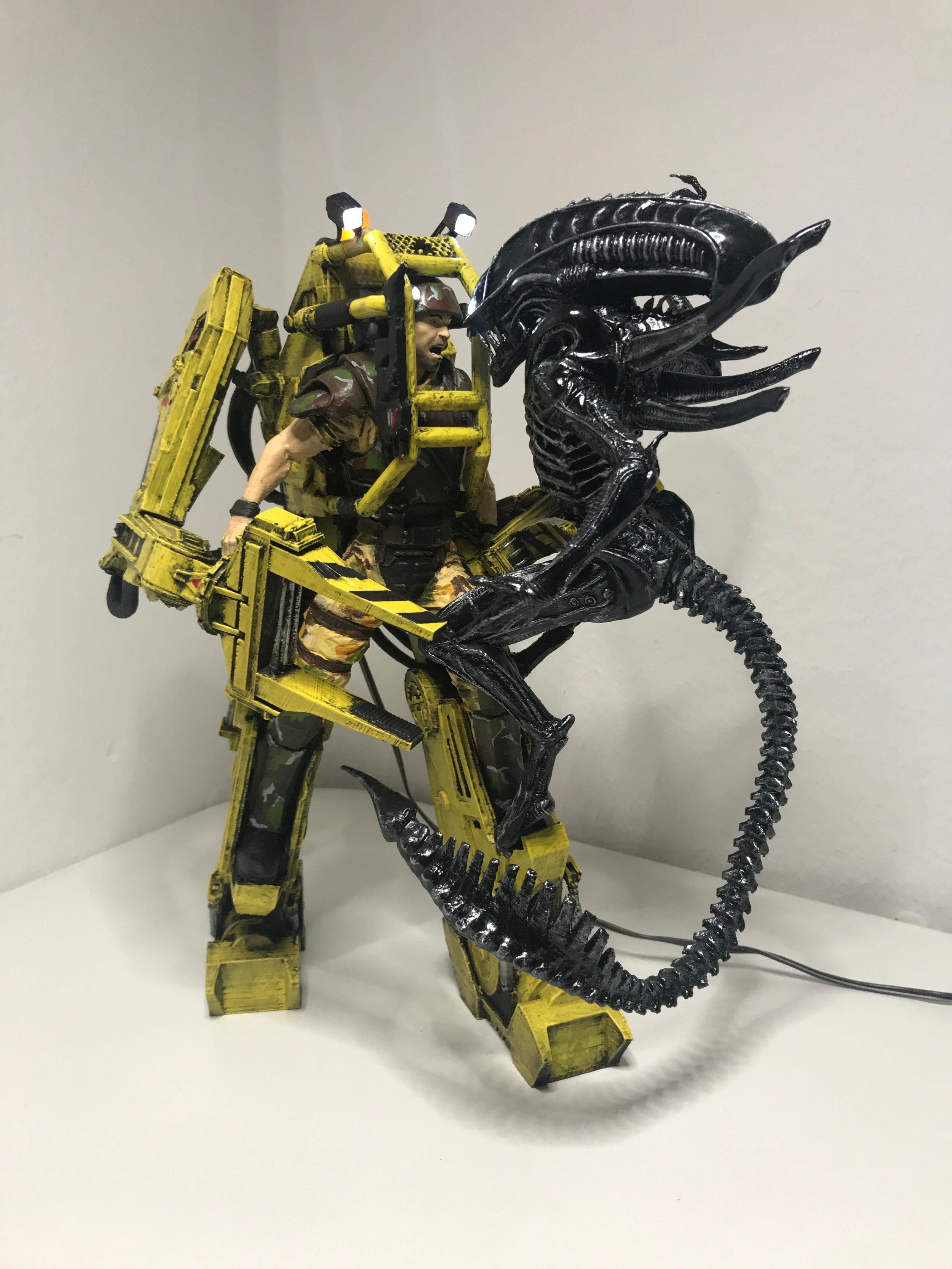 Alien vs Powerloader 3d model