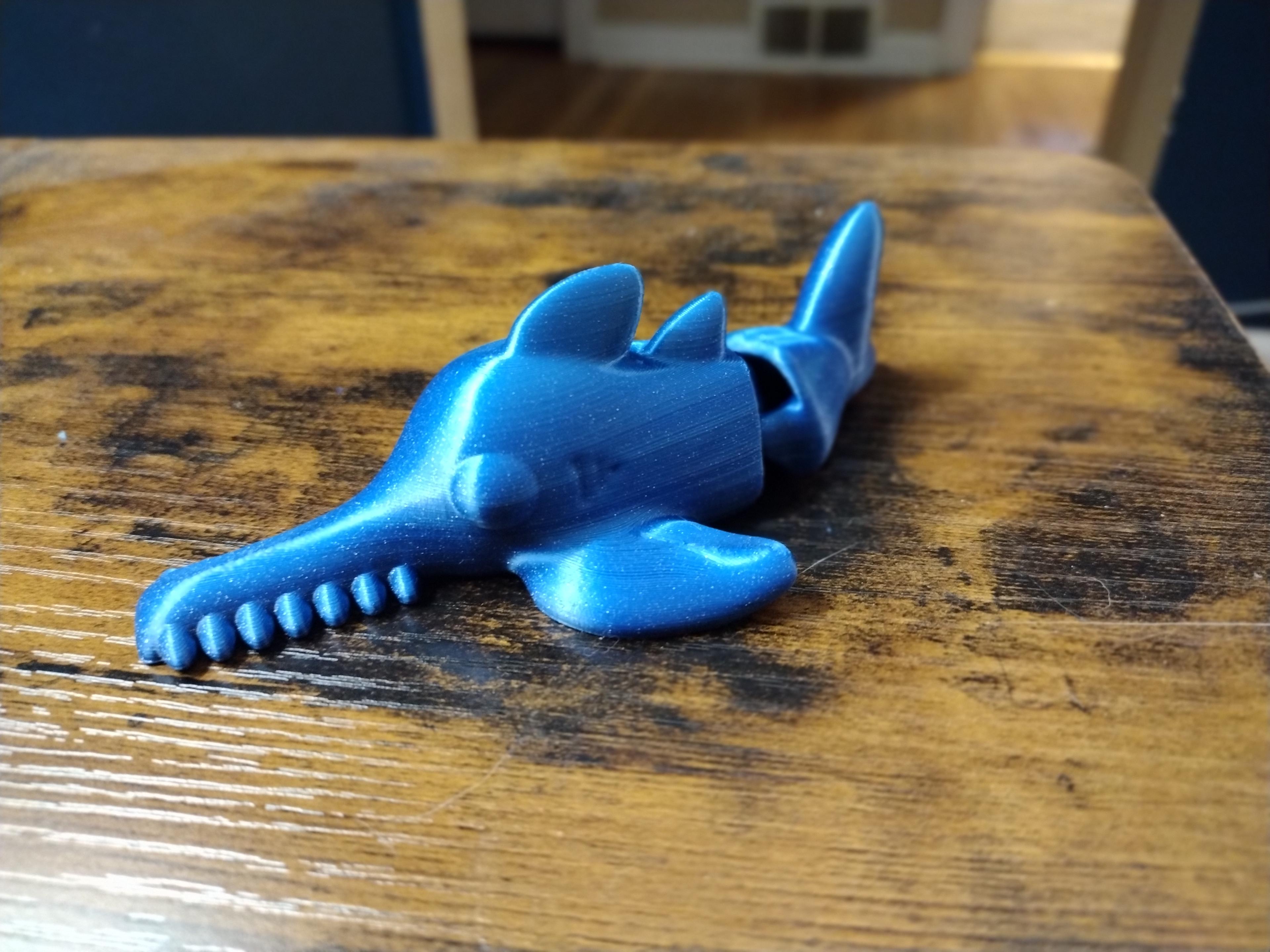 Cute Flexi Sawfish 3d model