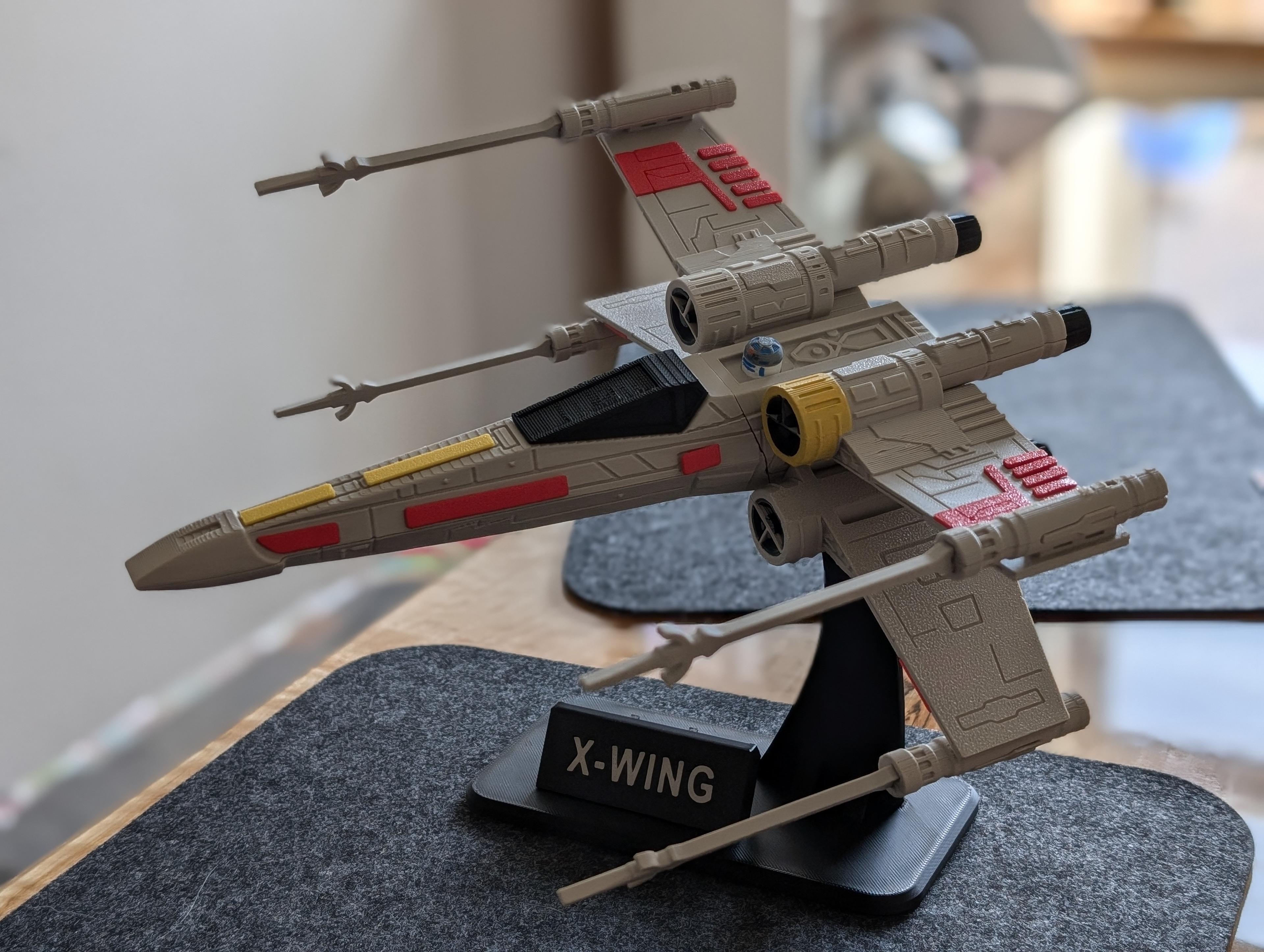 X-Wing Kit (No Support, No AMS, No Glue) - One of my all time favourites, the effort and level of detail that has gone into this is obvious.  Things are only going to get better, my advice is to subscribe now and lock in at $10pm to keep ahead of the curve. - 3d model