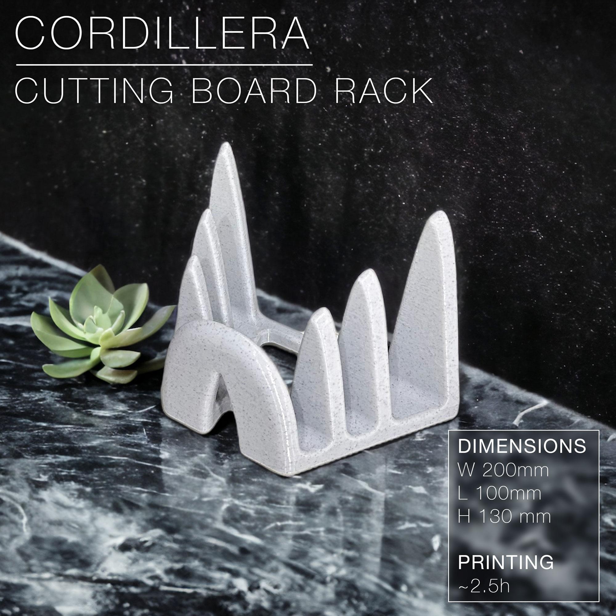 CORDILLERA  |  Cutting-Board Rack 3d model