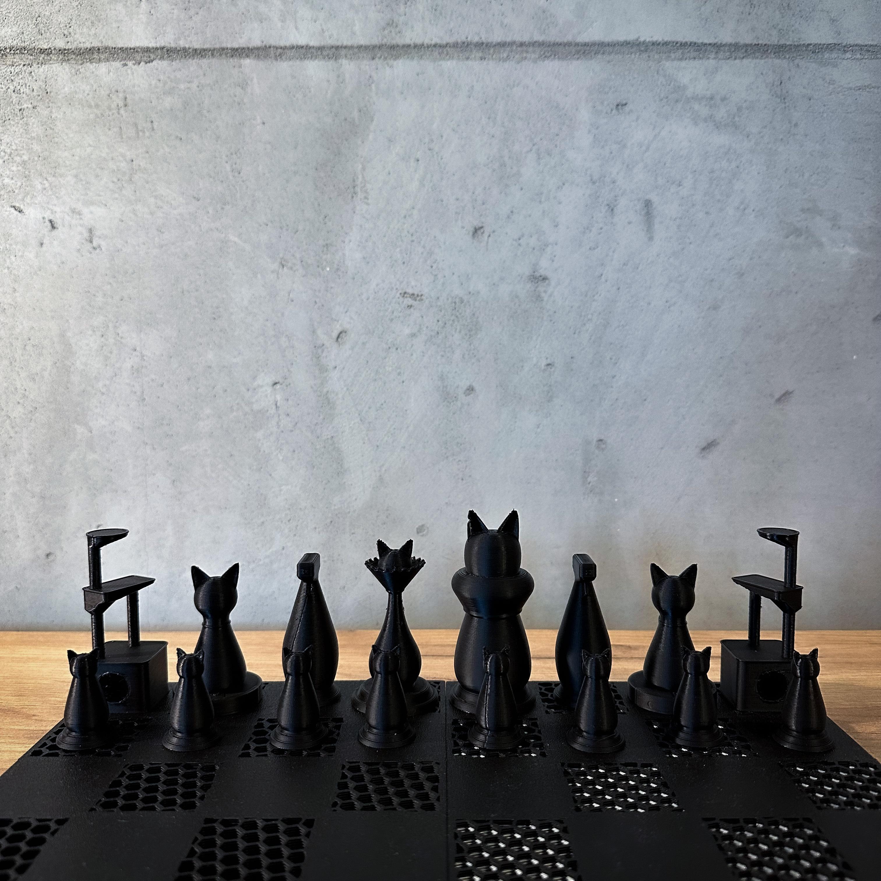 Cats of Chess The Purr-fect Strategy Set 3d model