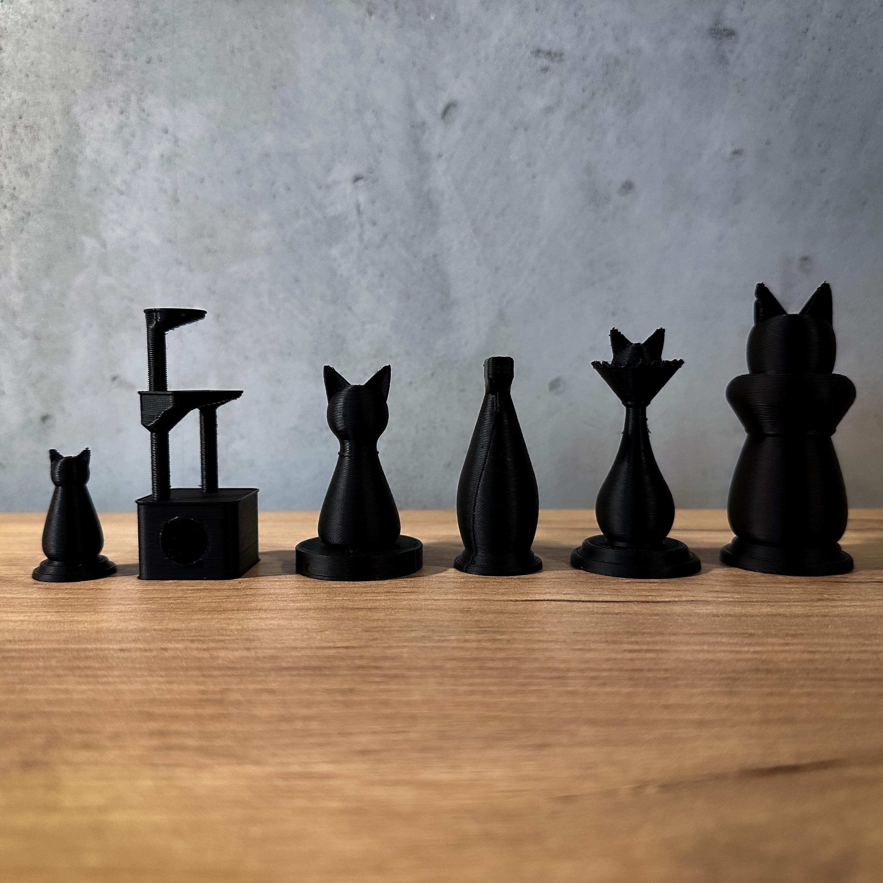 Cats of Chess The Purr-fect Strategy Set 3d model