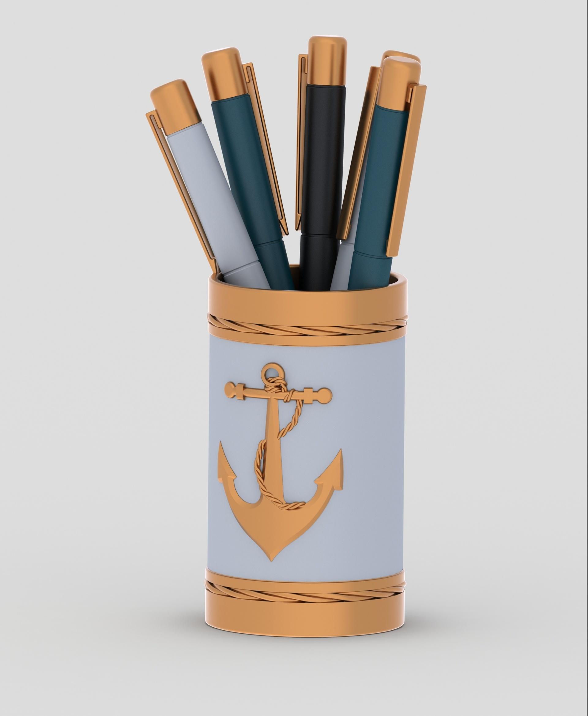 Writing Dock ~ Pen Holder 3d model