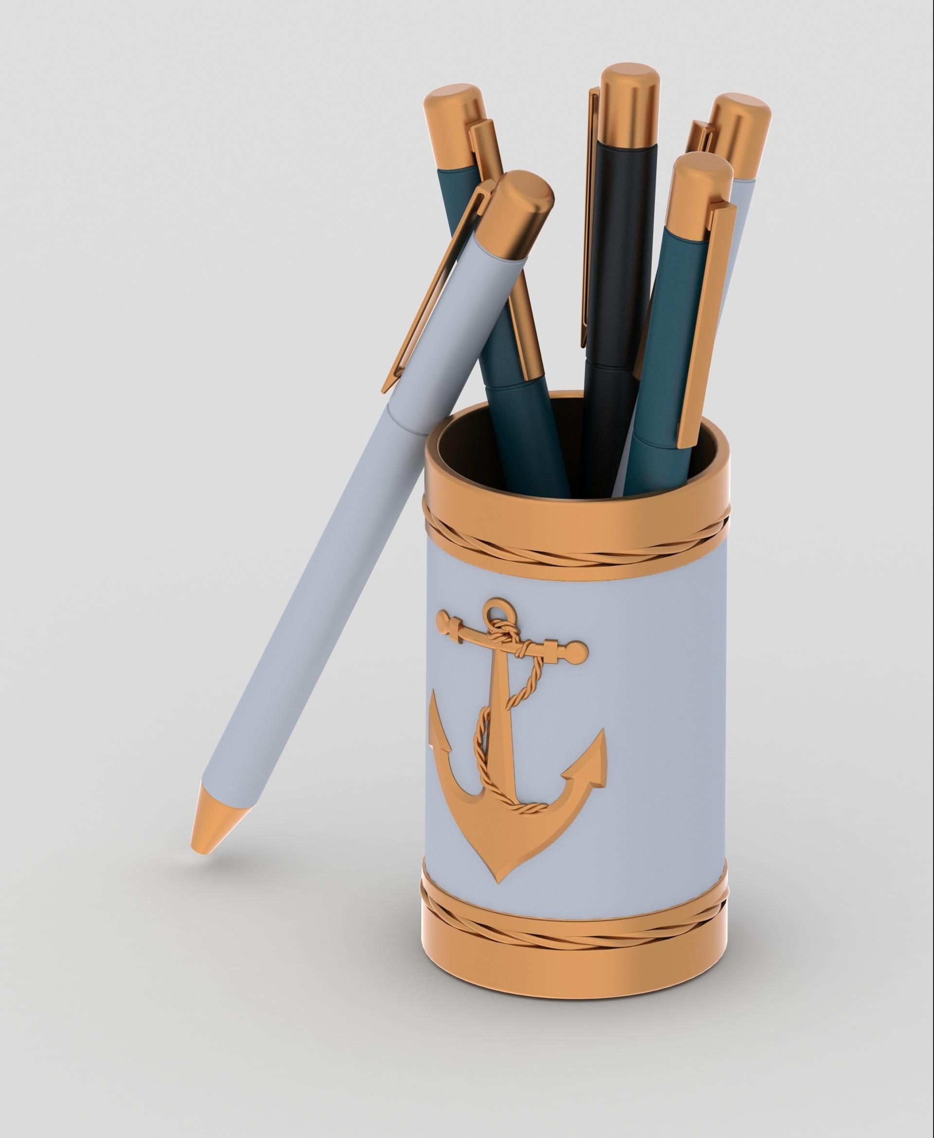 Writing Dock ~ Pen Holder 3d model