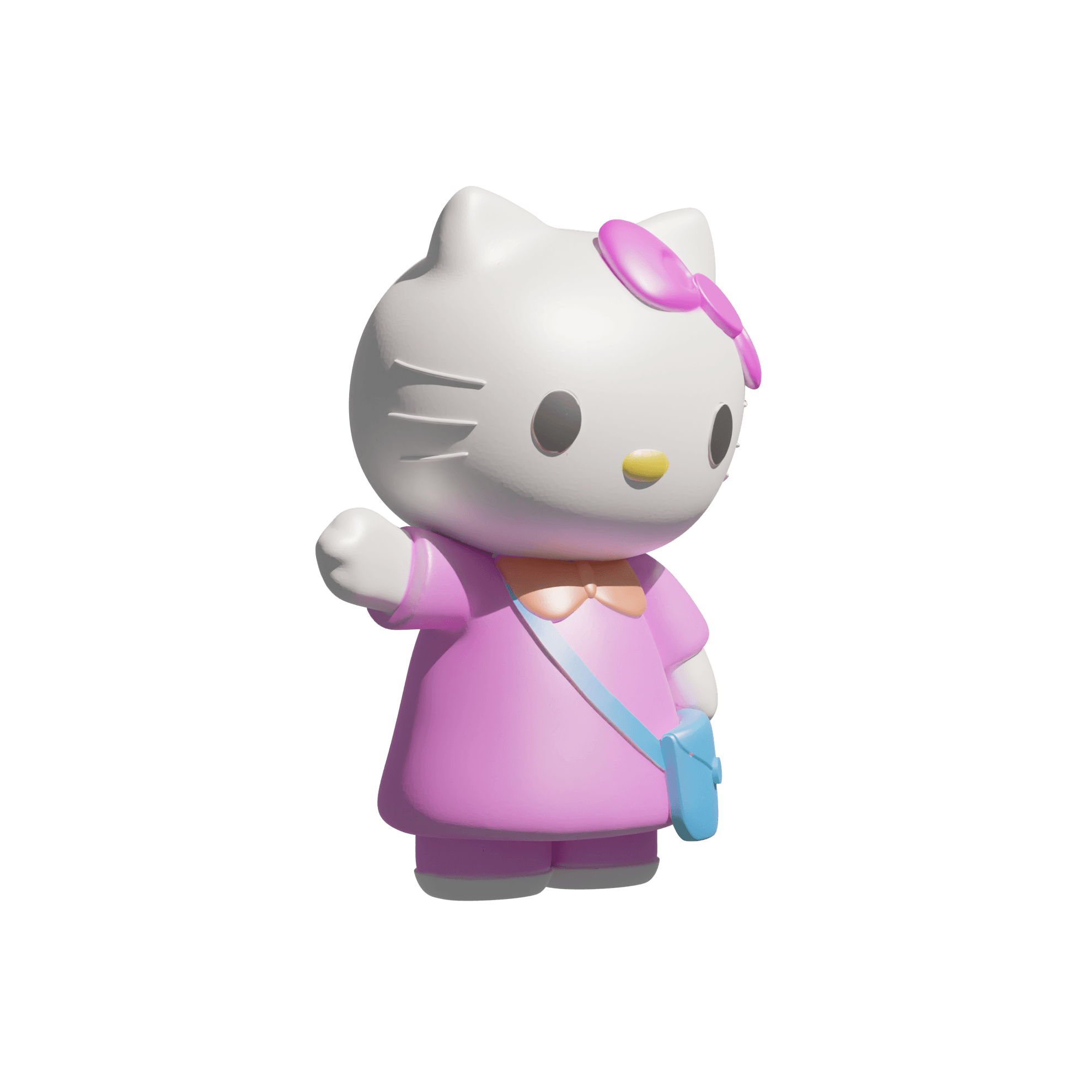 Hello Kitty 1 3d model