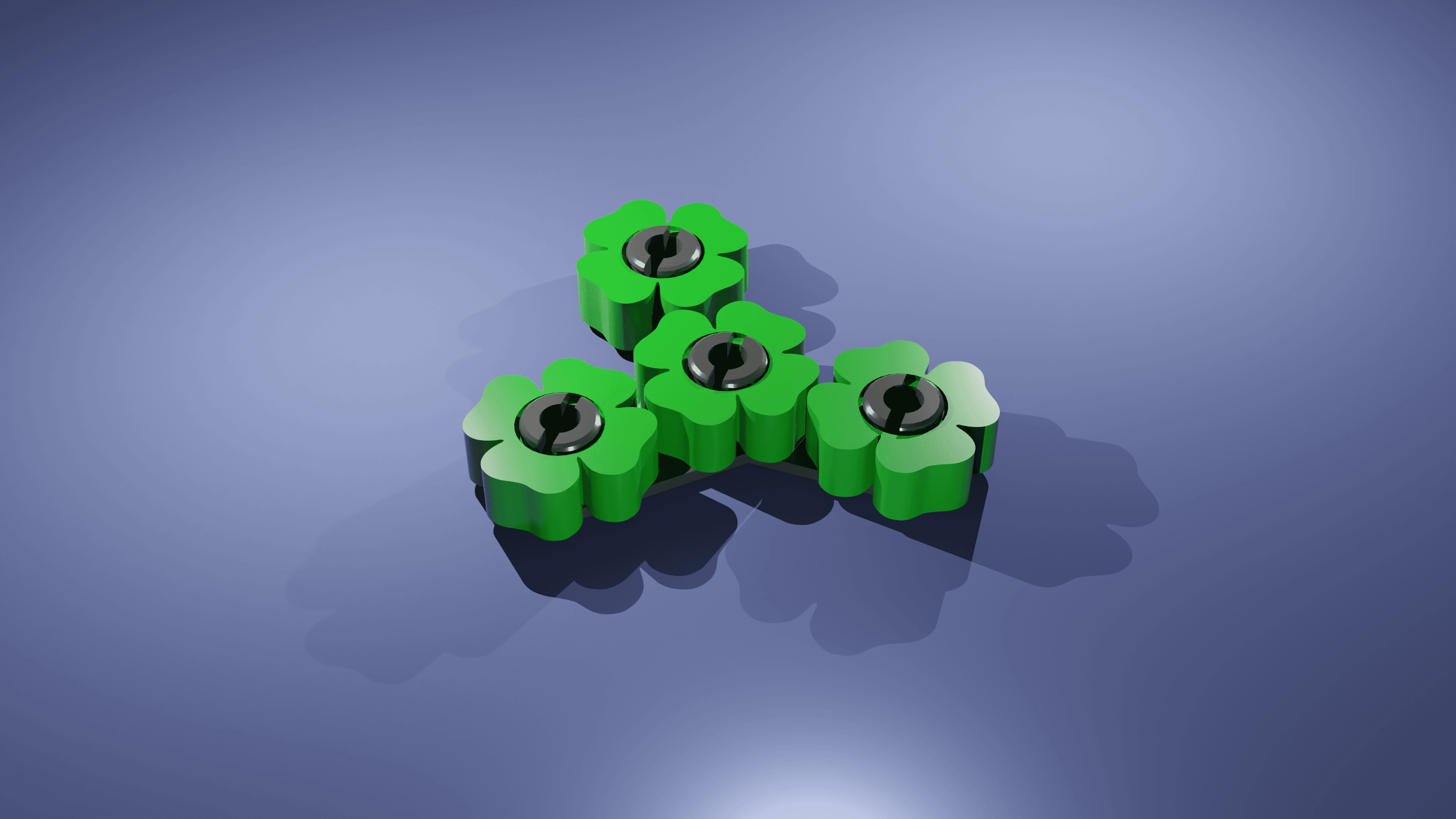 Remix of Fidget toy - now w Shamrocks! #StPatricksRemix 3d model