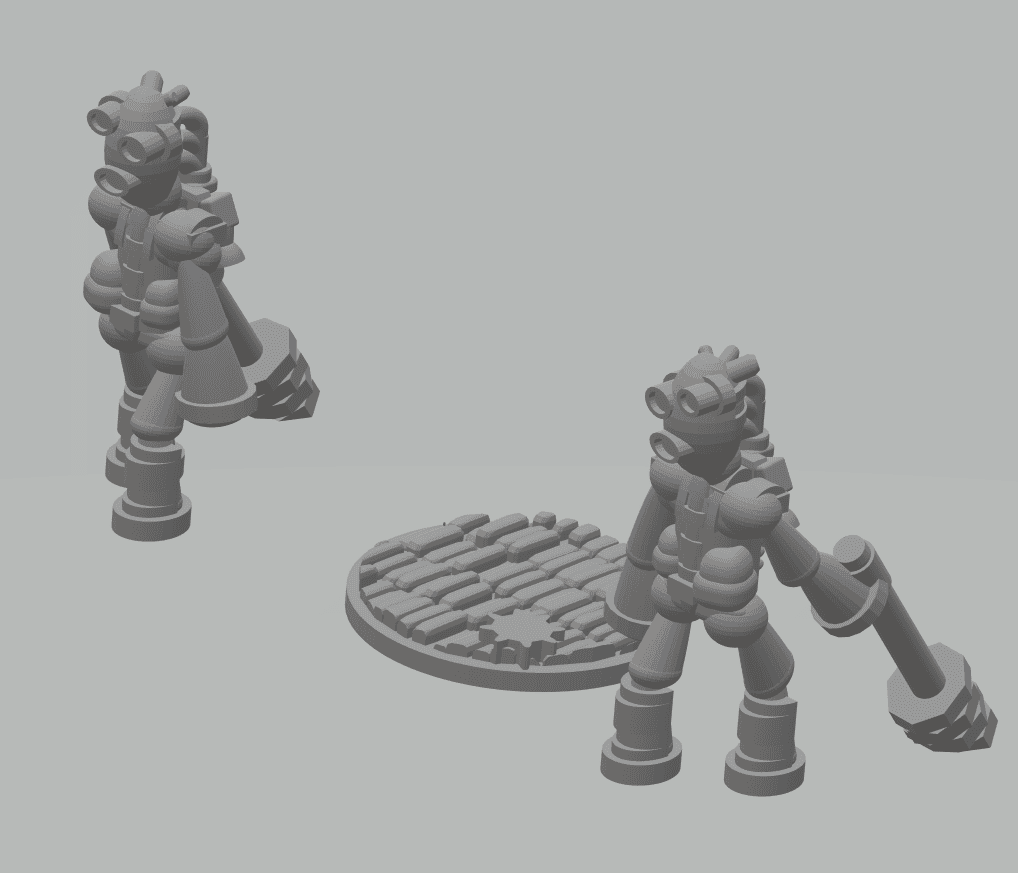 FHW:  Melee Weird Trooper 3d model