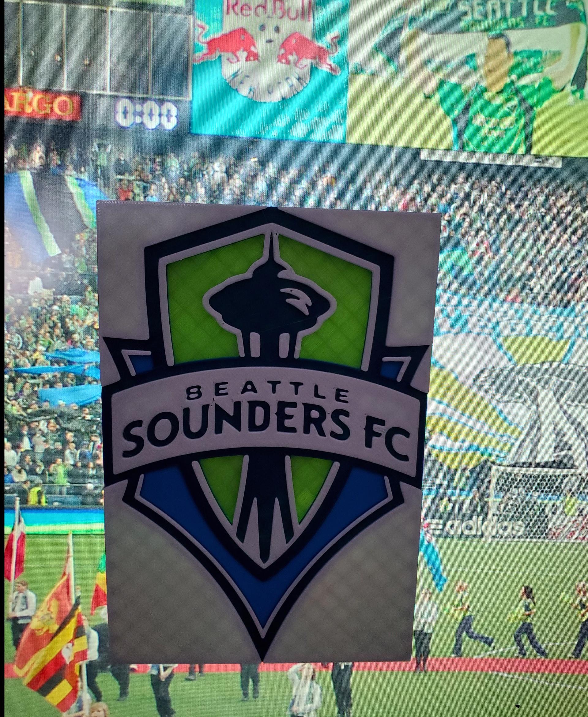 CS Seattle Sounders coaster or plaque 3d model