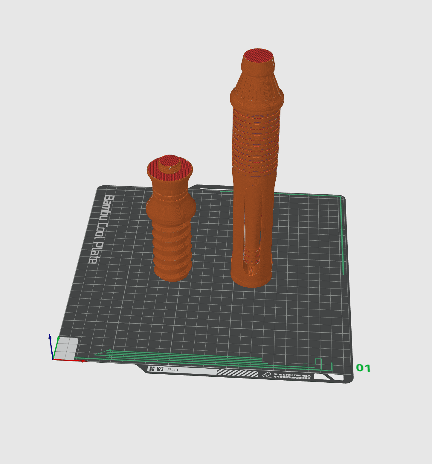 Pool Noodle Lightsaber 2 3d model