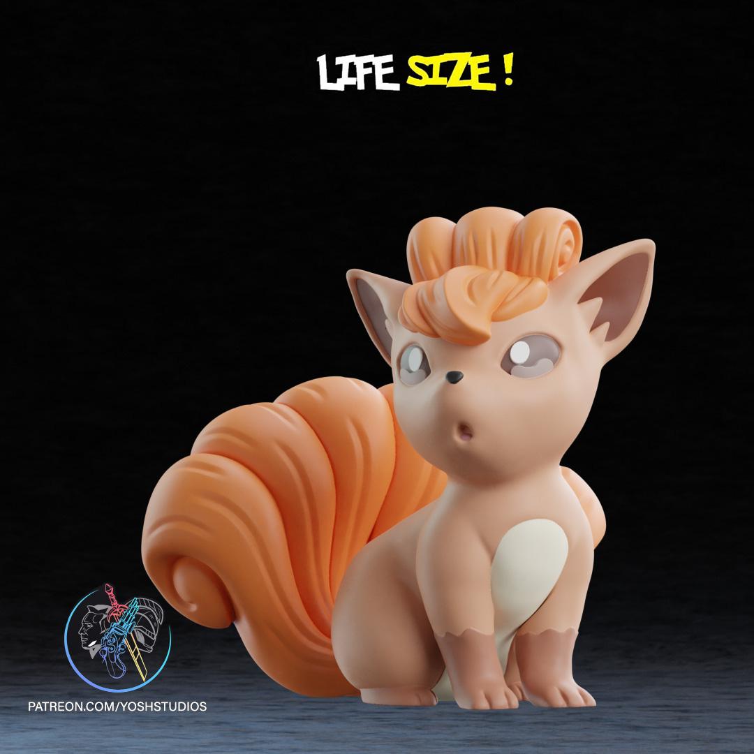 Life Sized Vulpix 3D Printer File STL 3d model