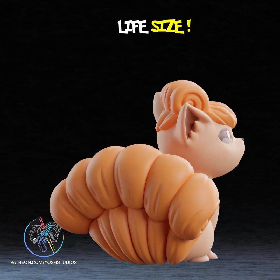 Life Sized Vulpix 3D Printer File STL 3d model