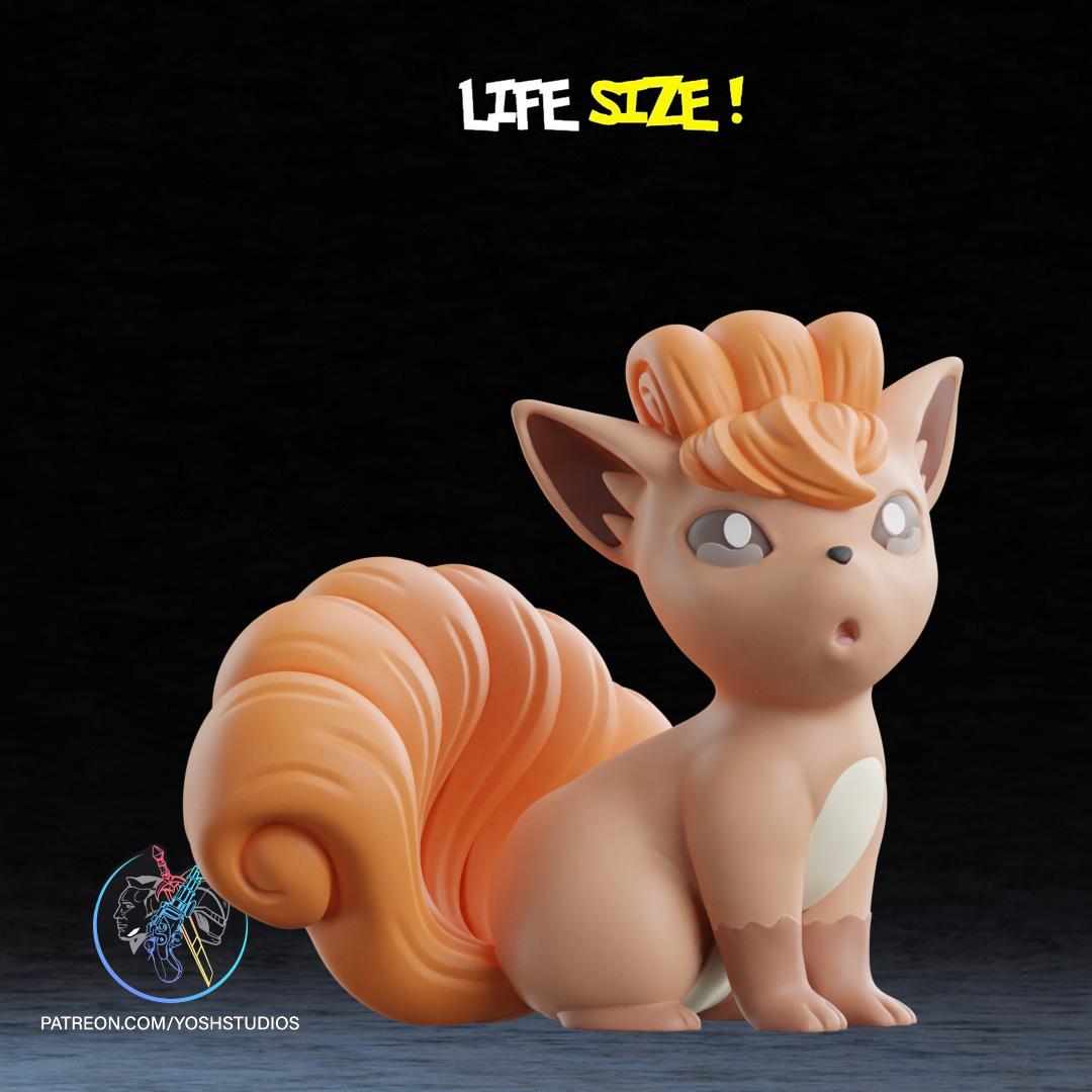 Life Sized Vulpix 3D Printer File STL 3d model