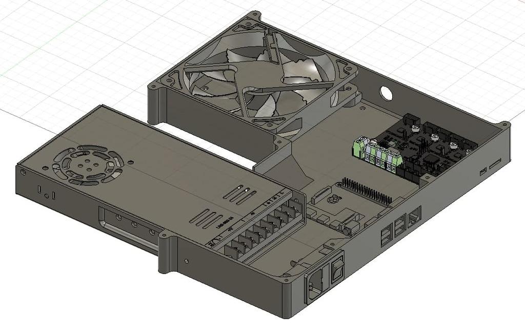 Sunlu S8 new electronics case 3d model