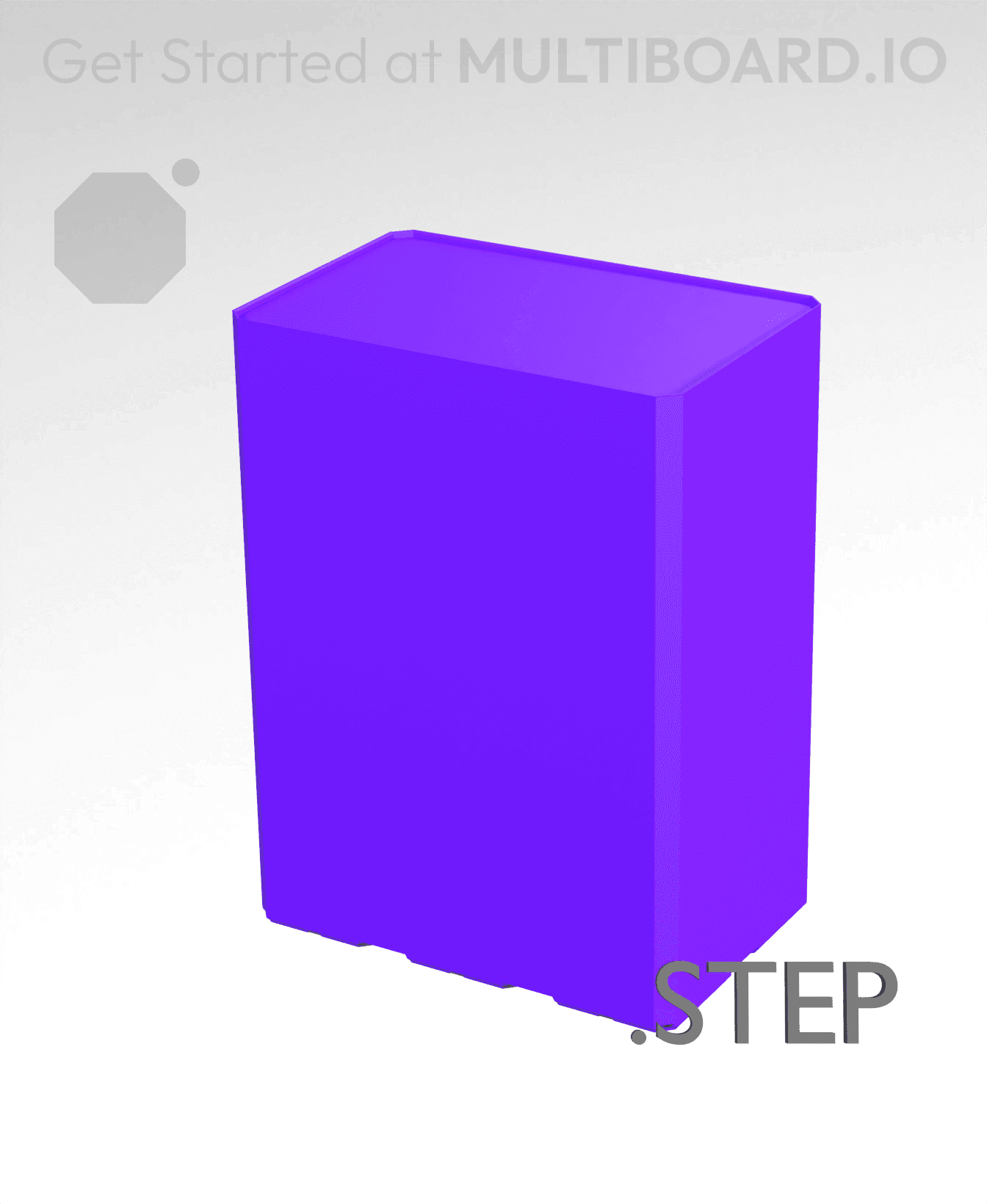 3x2x4 - Multibin Insert - STEP Remixing File 3d model