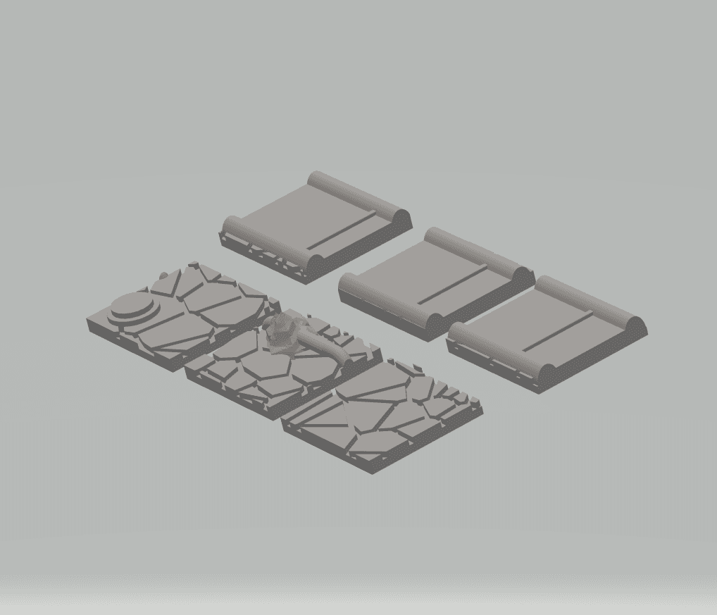 FHW ModSec Frame insert Dirt and Road 3d model