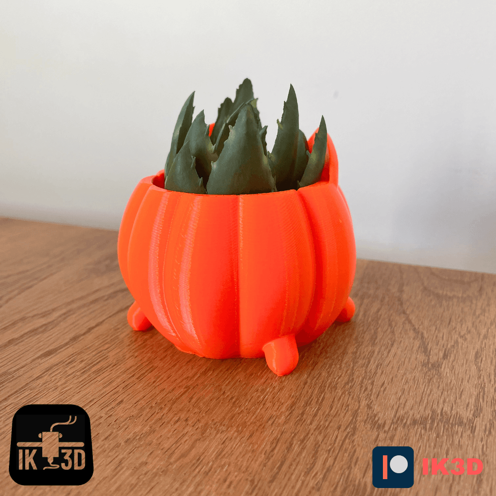 Halloween Pusheen Kitten Pumpkin / 3MF Included / No Supports 3d model