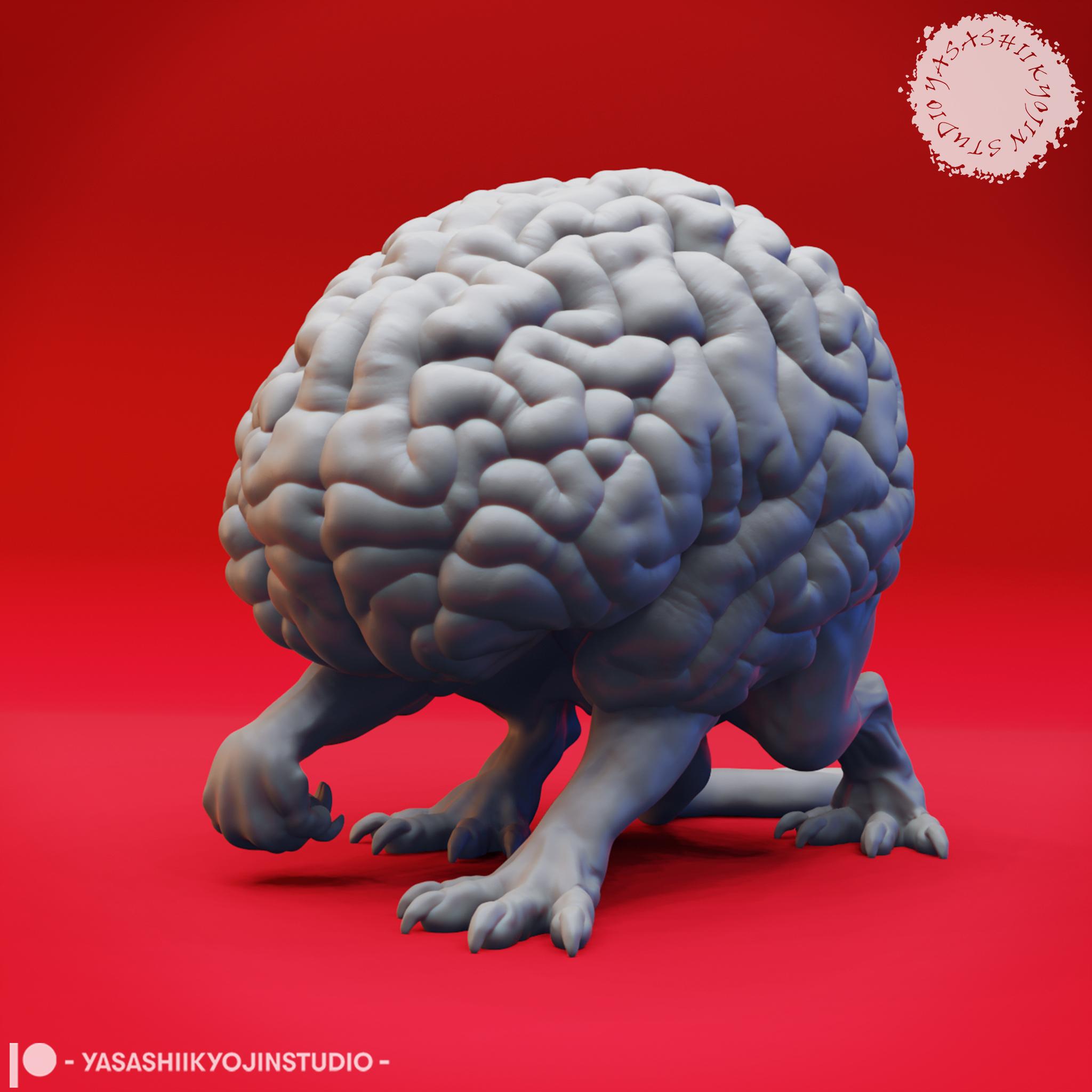 Intellect Devourers - Tabletop Miniatures (Pre-Supported) 3d model