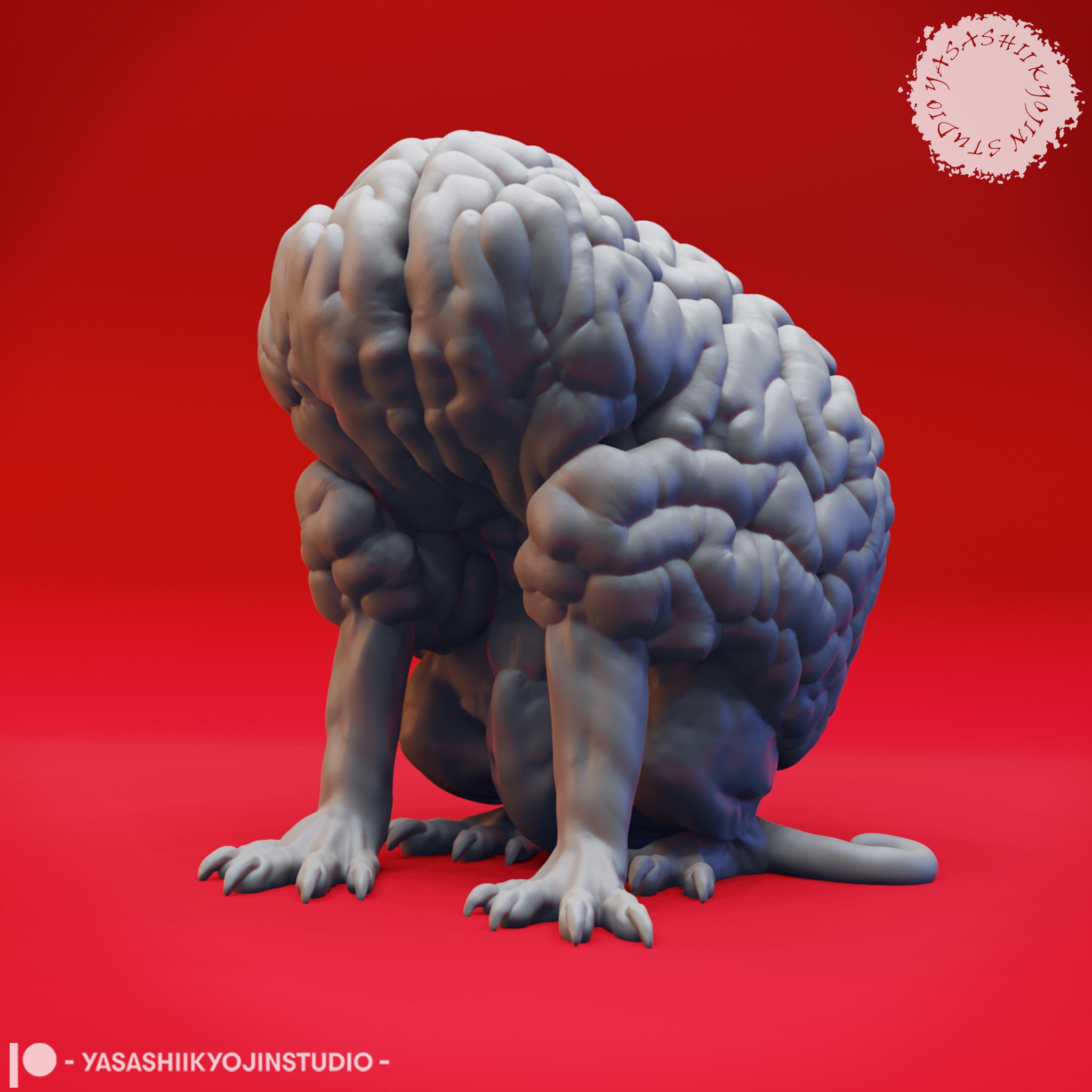 Intellect Devourers - Tabletop Miniatures (Pre-Supported) 3d model