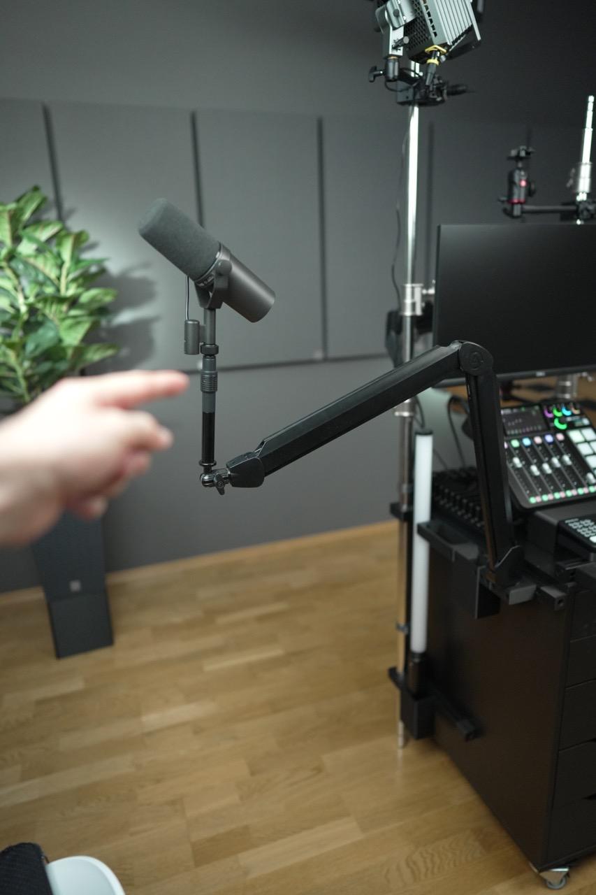 Audio / Video Filming Cart - Mic Arm Adapter 3d model