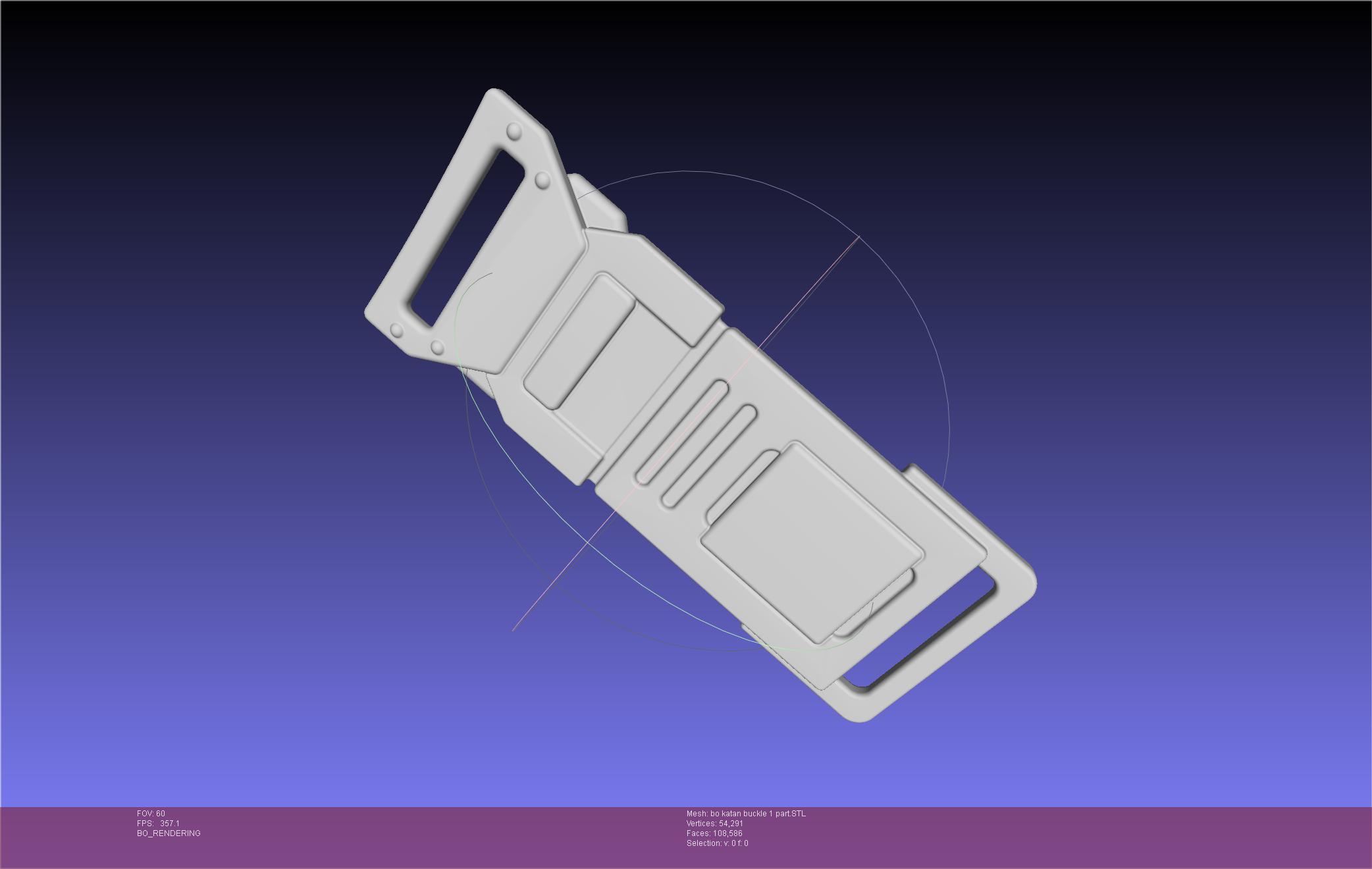 Star Wars The Mandalorian Bo Katan Belt Cover 3d model