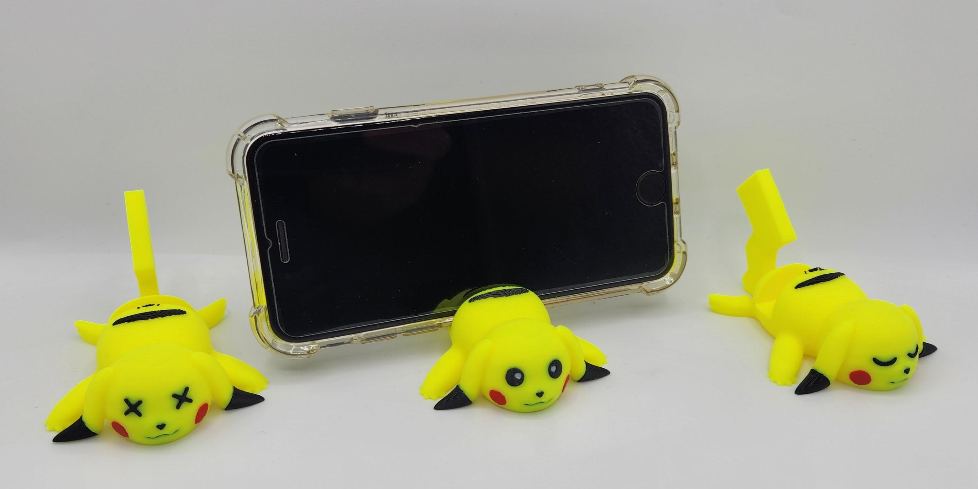 POKEMON - PIKACHU PHONE STANDS 3d model