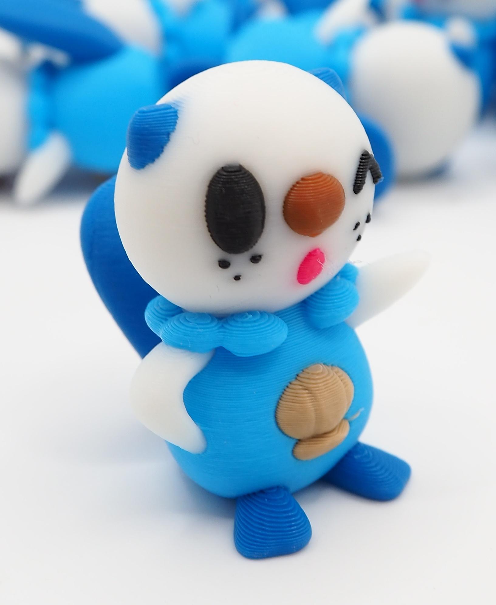 Oshawott Pokemon (No Support) 3d model