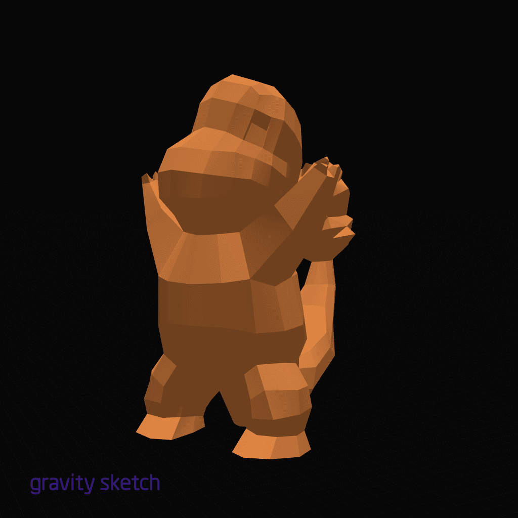 Low Poly Charmander 3d model