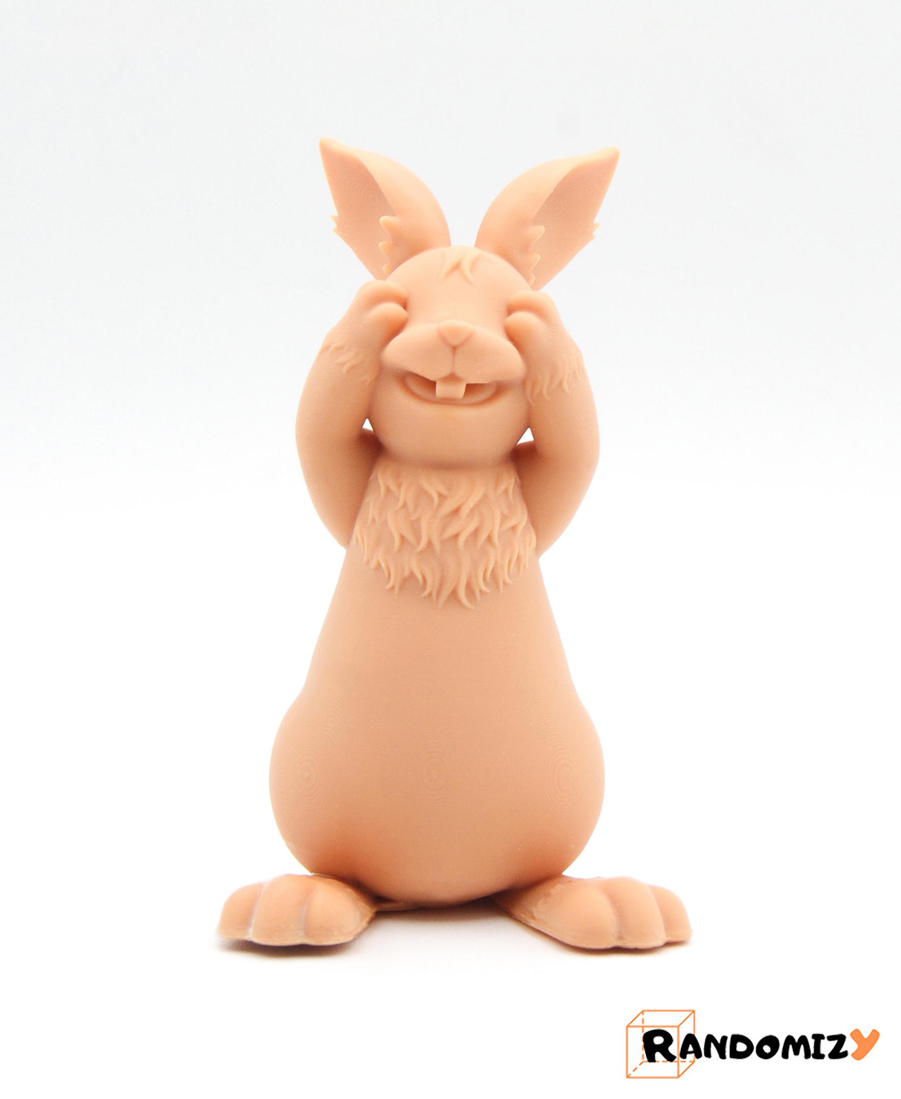 Three Wise Rabbits 3d model