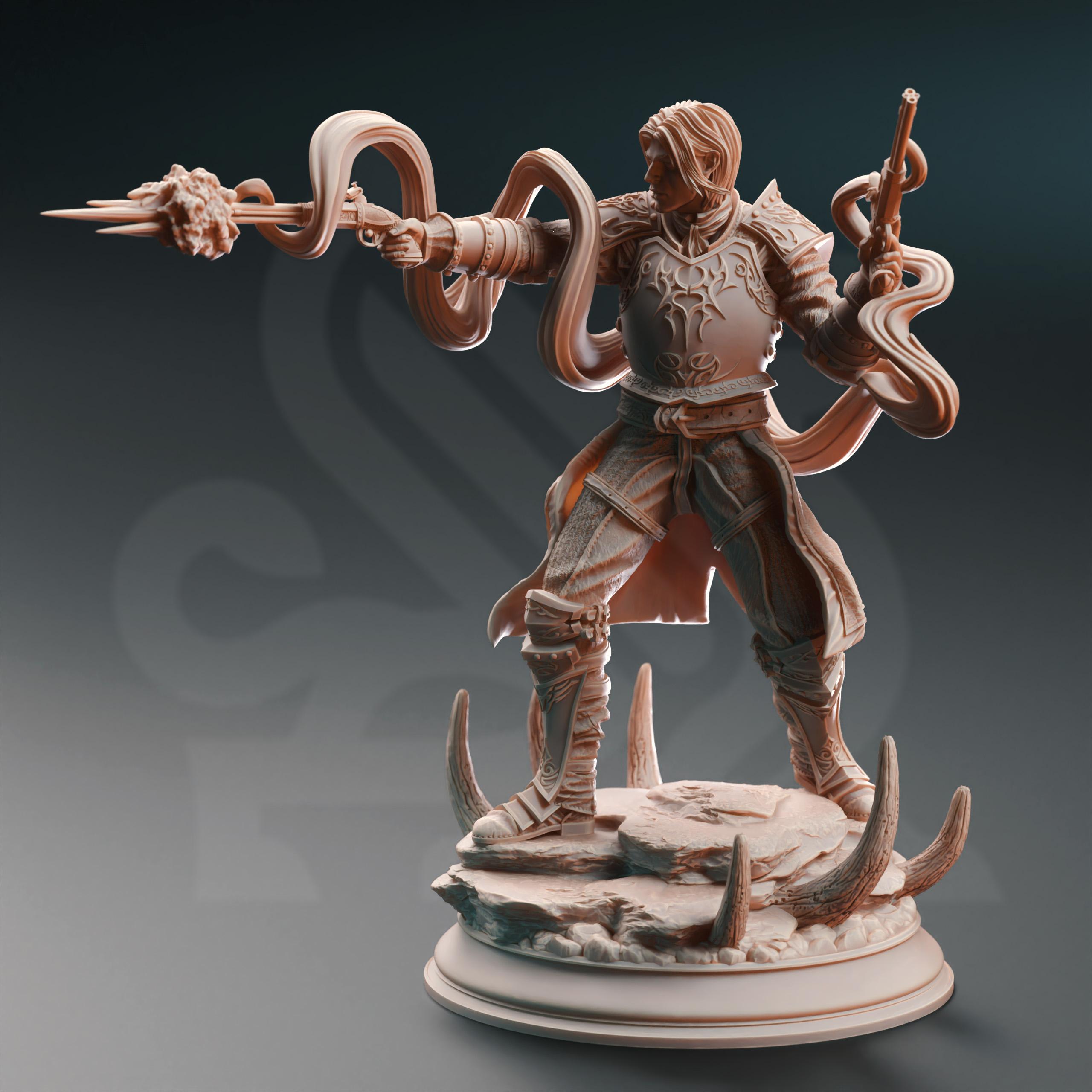 Human Magic Marksman - Cedric of Wildern 3d model