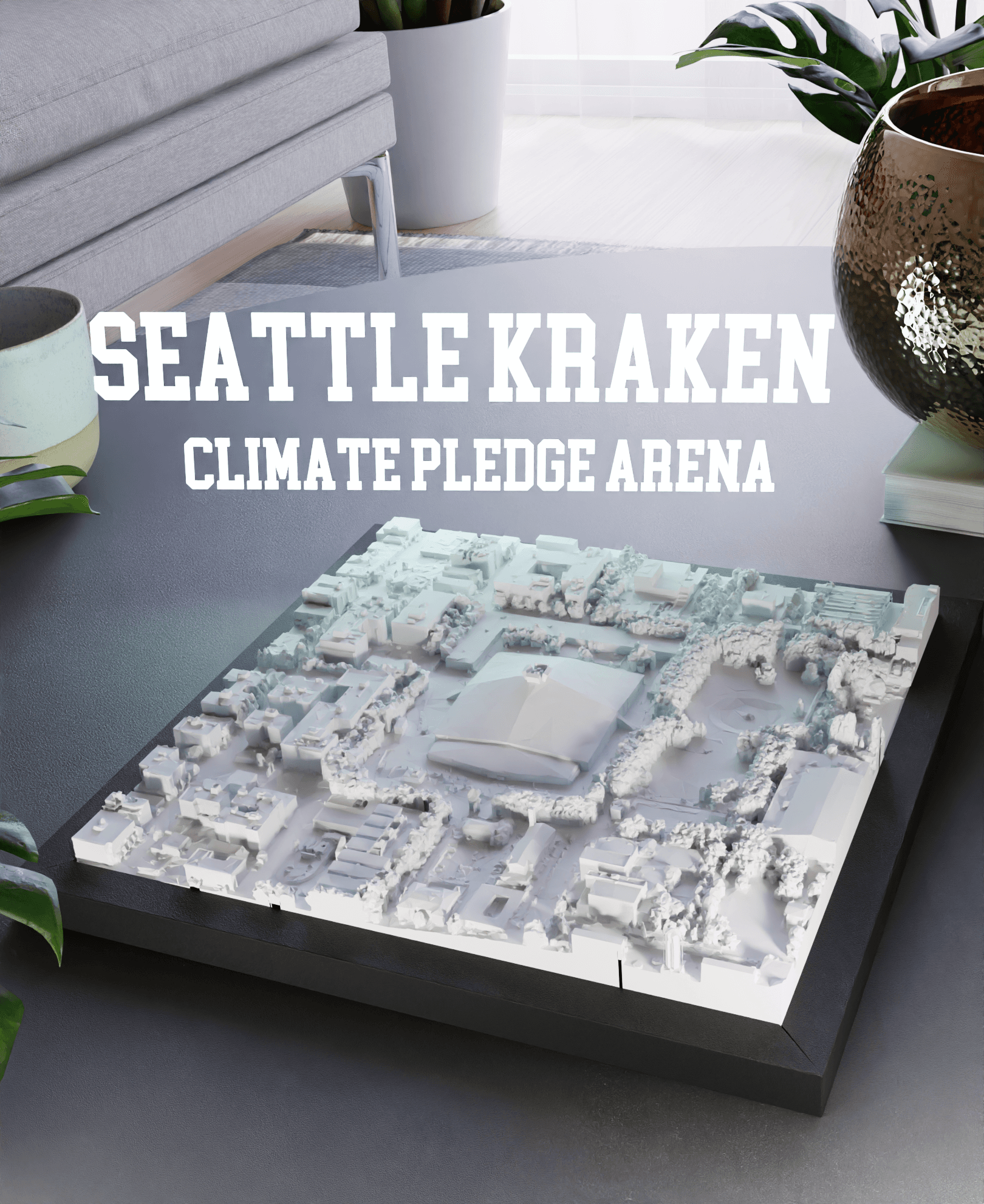 Seattle Kraken - Climate Pledge Arena 3d model