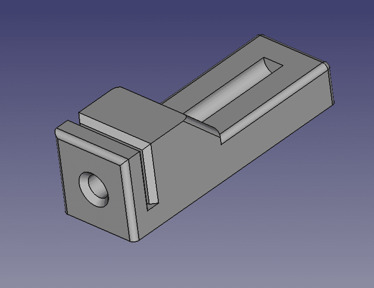 BIQU B1 Hot-end PTFE 35.5mm CUTTER 3d model