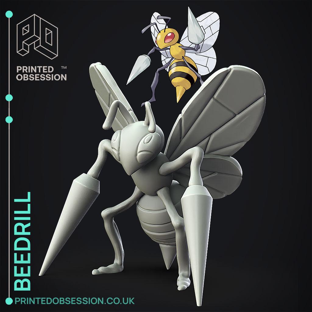 Beedrill - Pokemon - Fan Art 3d model