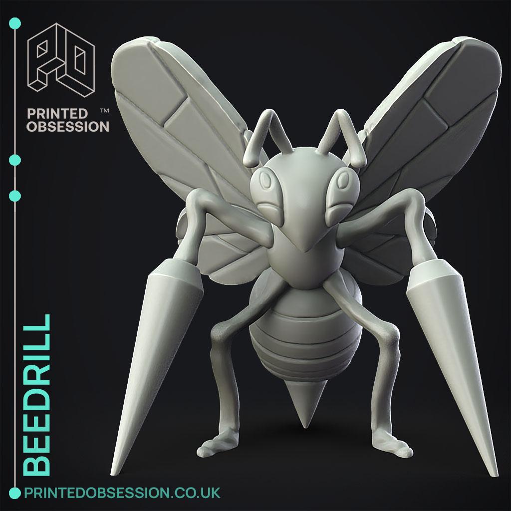 Beedrill - Pokemon - Fan Art 3d model