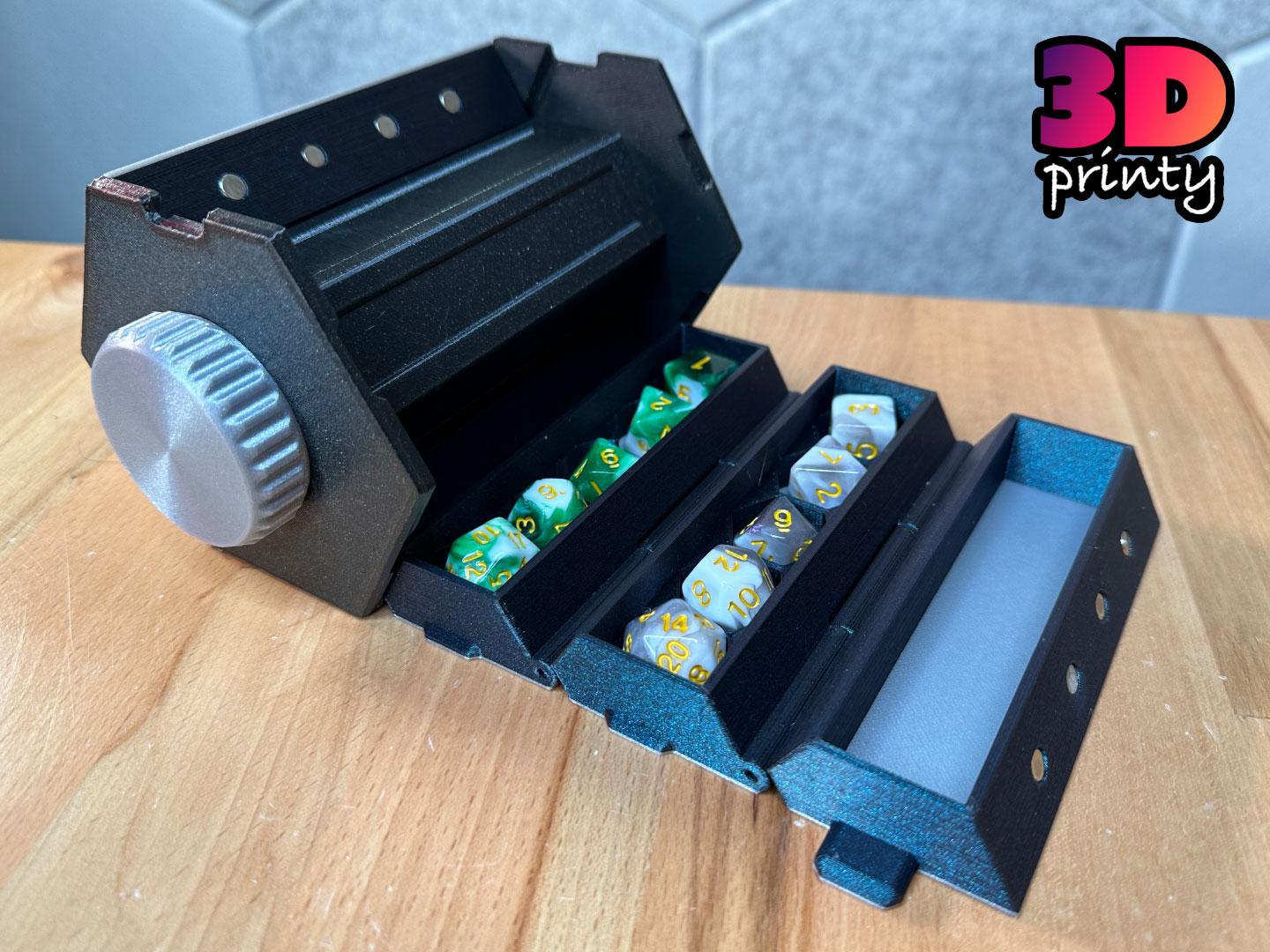 Rollup Dice Box (Small Inset Core) 3d model