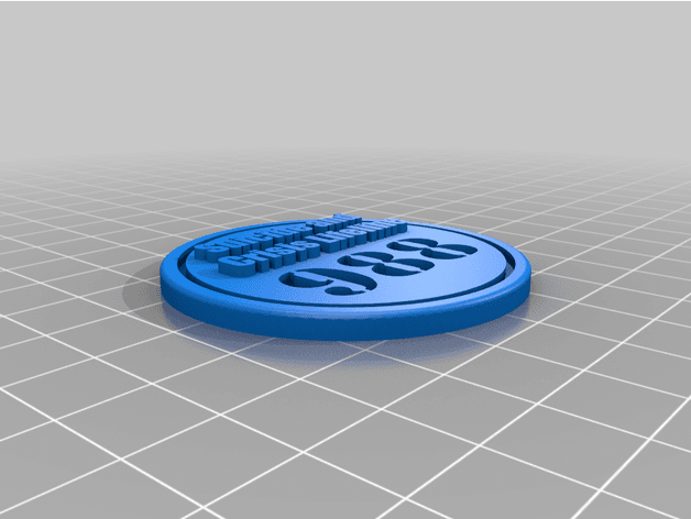 988 Suicide and Crisis Lifeline Coin 3d model